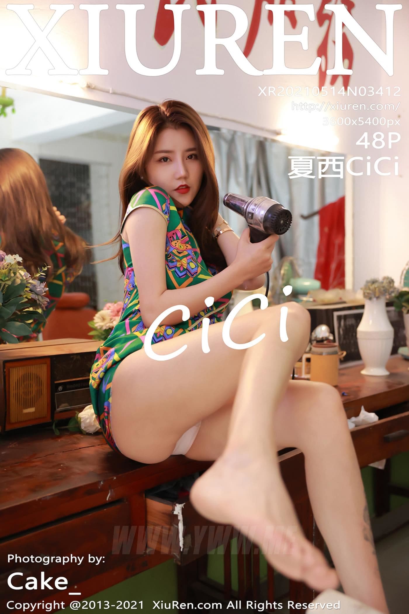 XiuRen秀人网 No.3412 夏西CiCi 80年代