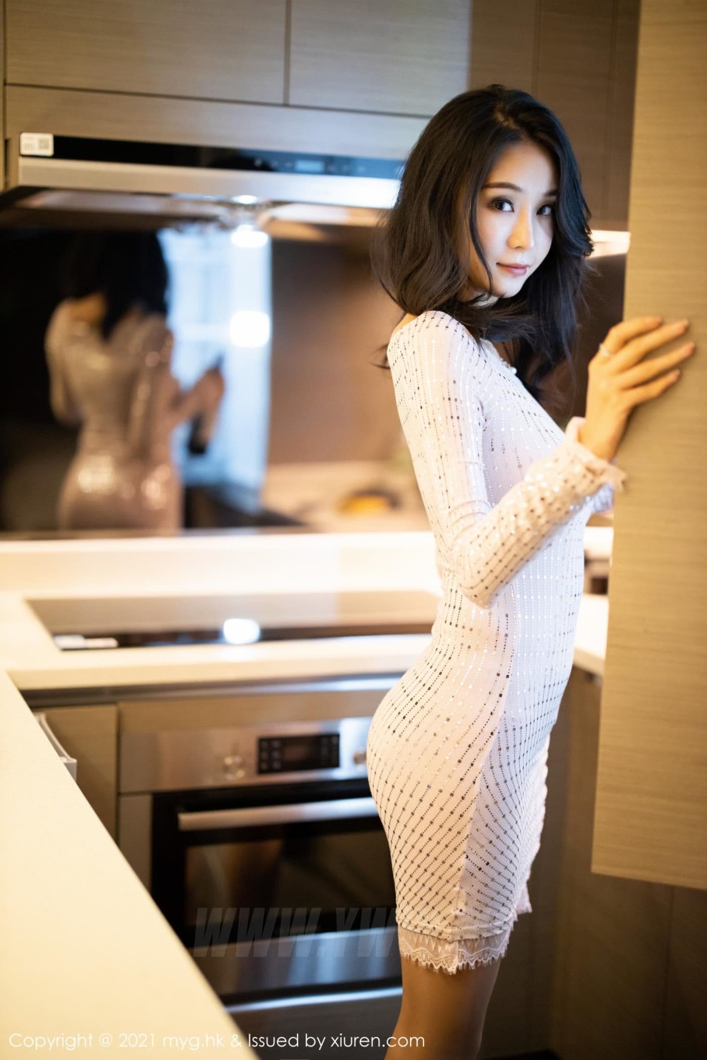 MyGirl美媛馆 VOL.550 蓝夏Akasha 高跟鞋