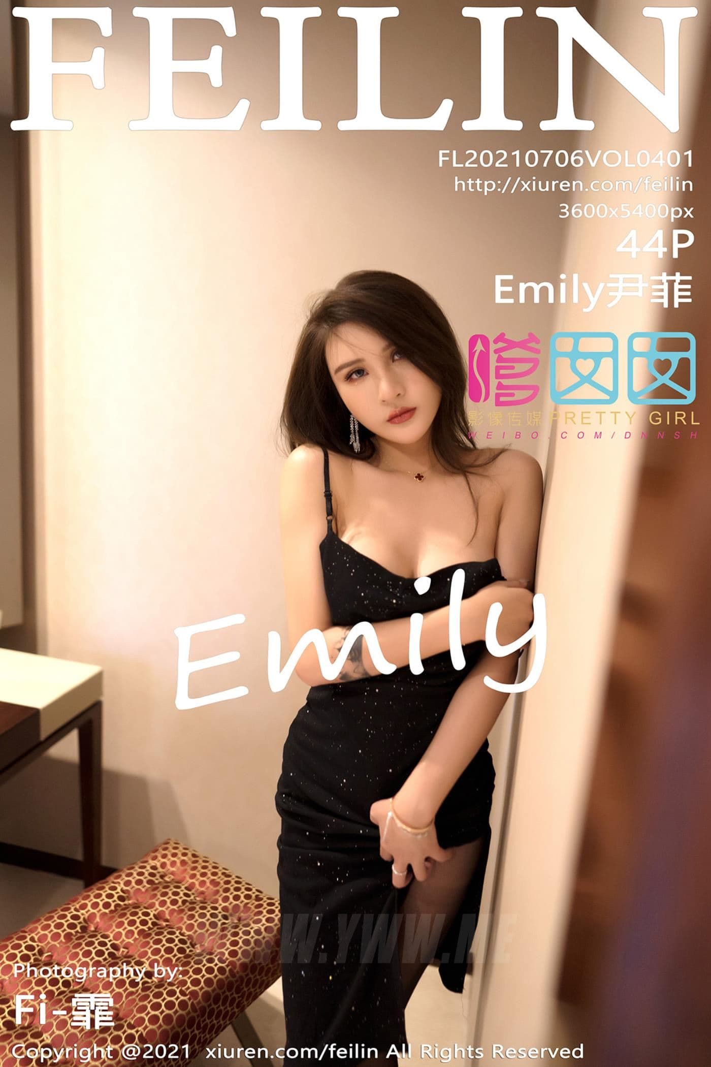 FEILIN嗲囡囡 VOL.401 Emily尹菲 黑丝美腿