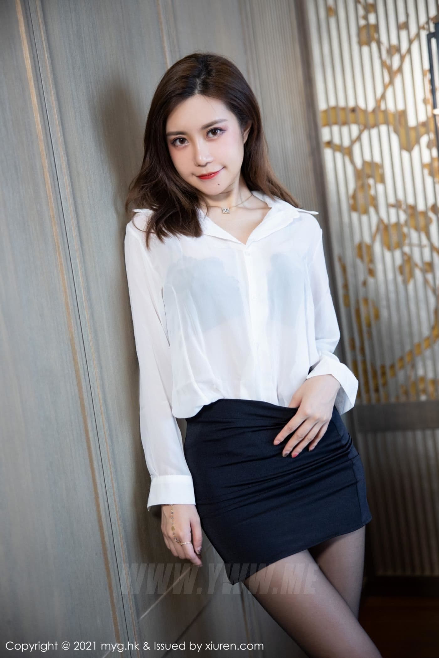 MyGirl美媛馆 VOL.575 绮里嘉Carina 职业装