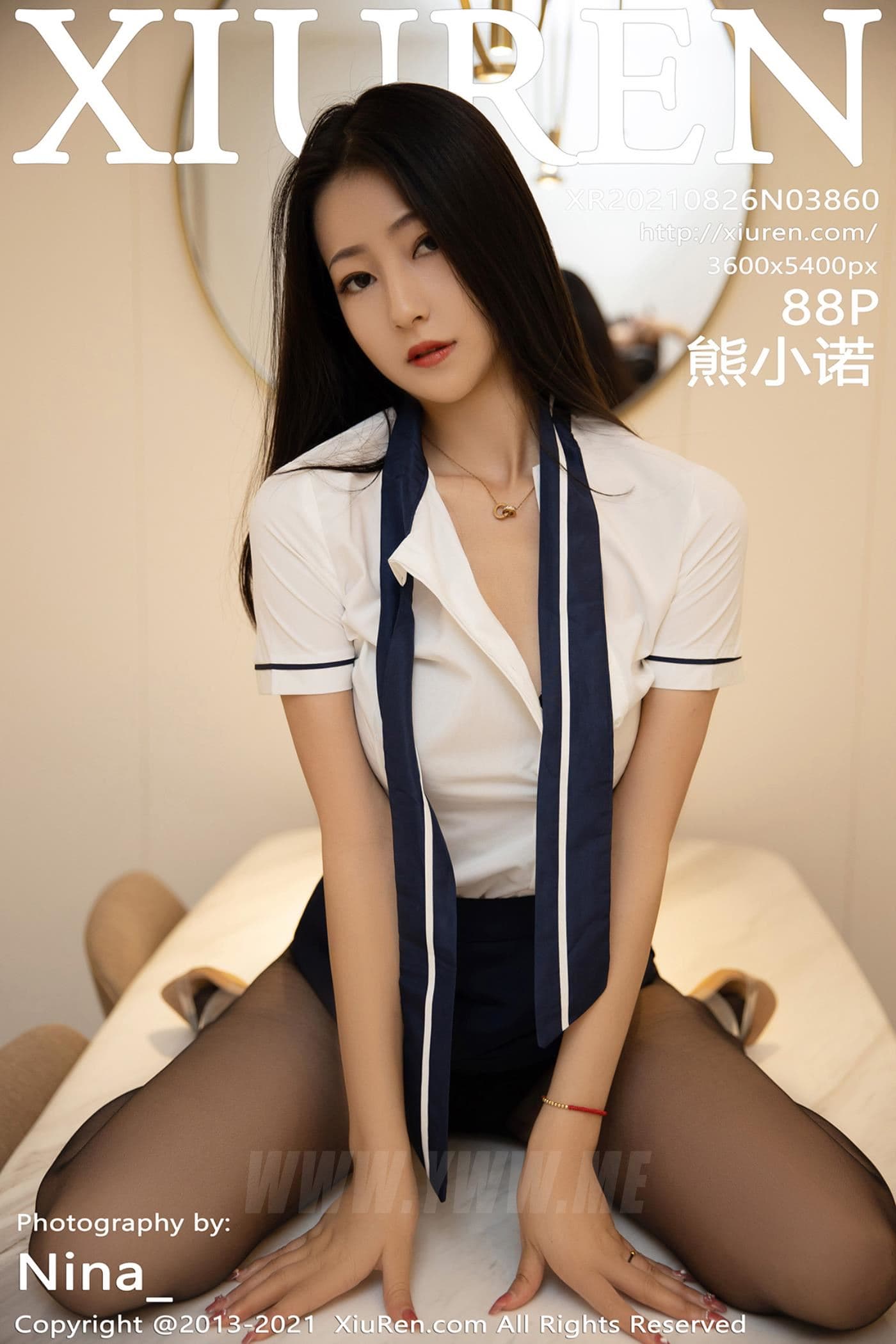 XiuRen秀人网 No.3860 熊小诺 黑丝制服