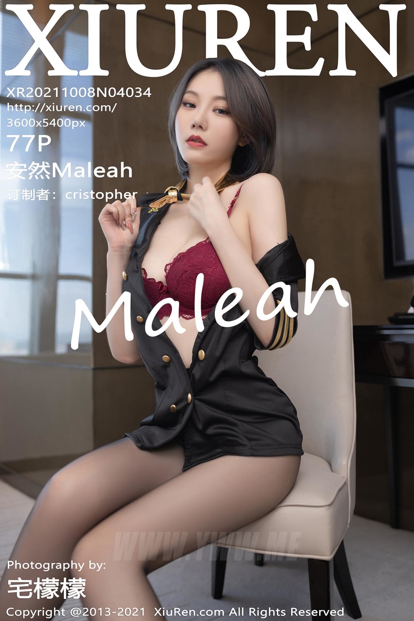 XiuRen秀人网 No.4034 安然Maleah 空姐制服
