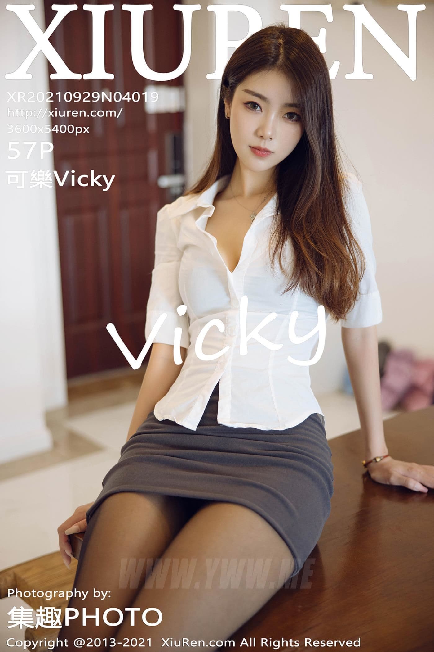 XiuRen秀人网 No.4019 可樂Vicky OL衬衫
