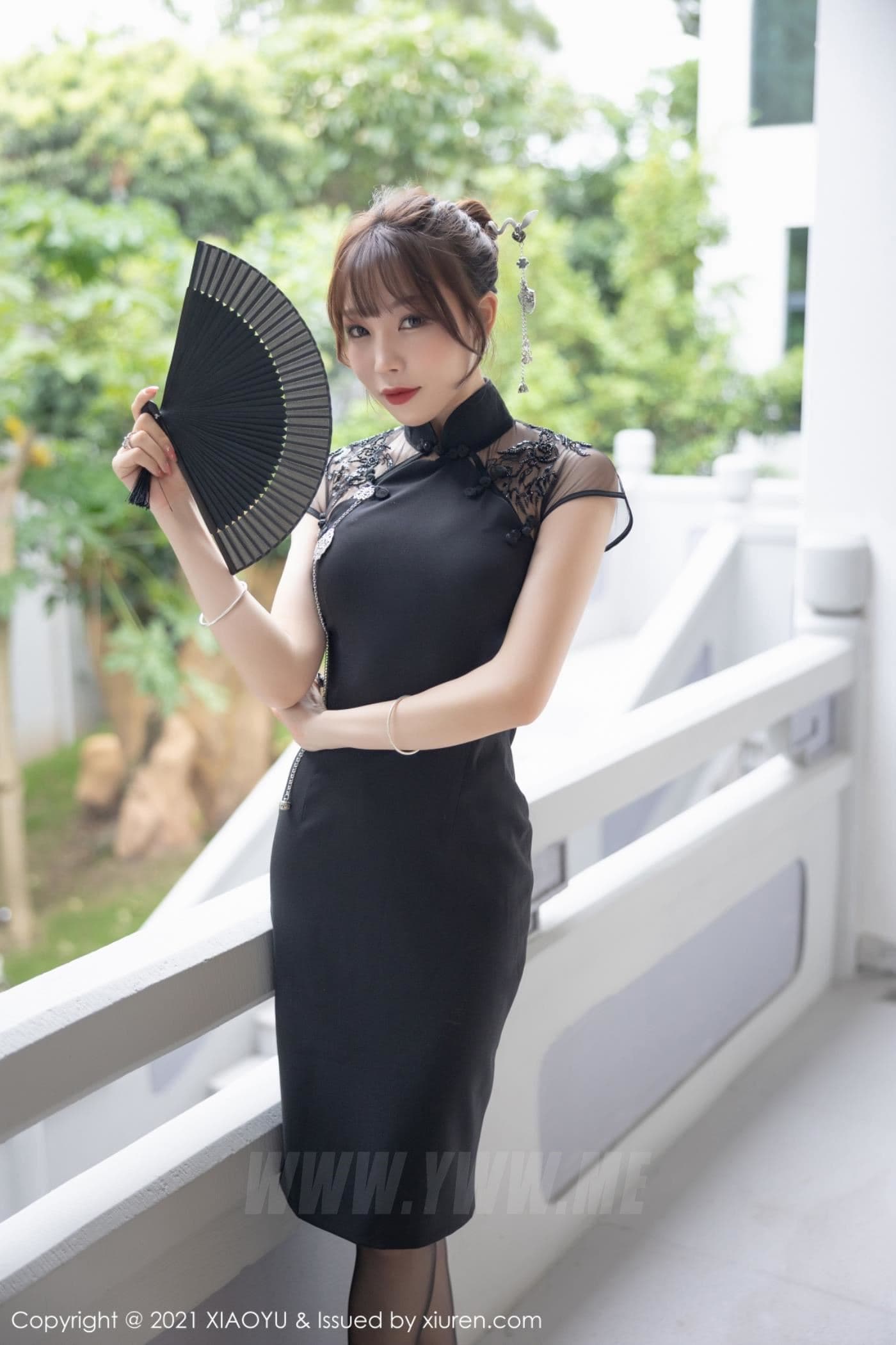 XIAOYU语画界 VOL.629 芝芝Booty 旗袍 黑丝