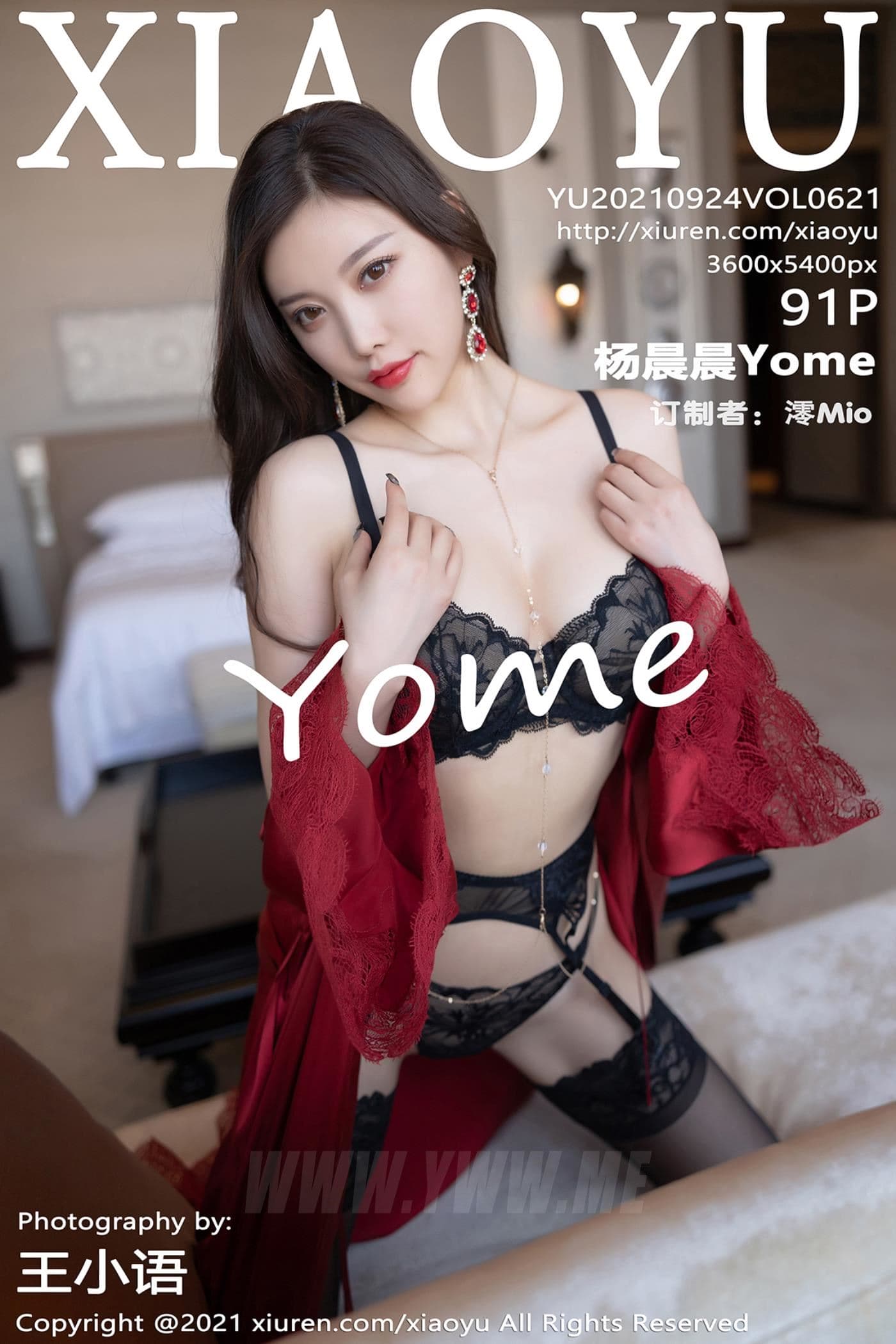 XIAOYU语画界 VOL.621 杨晨晨Yome 黑丝吊袜