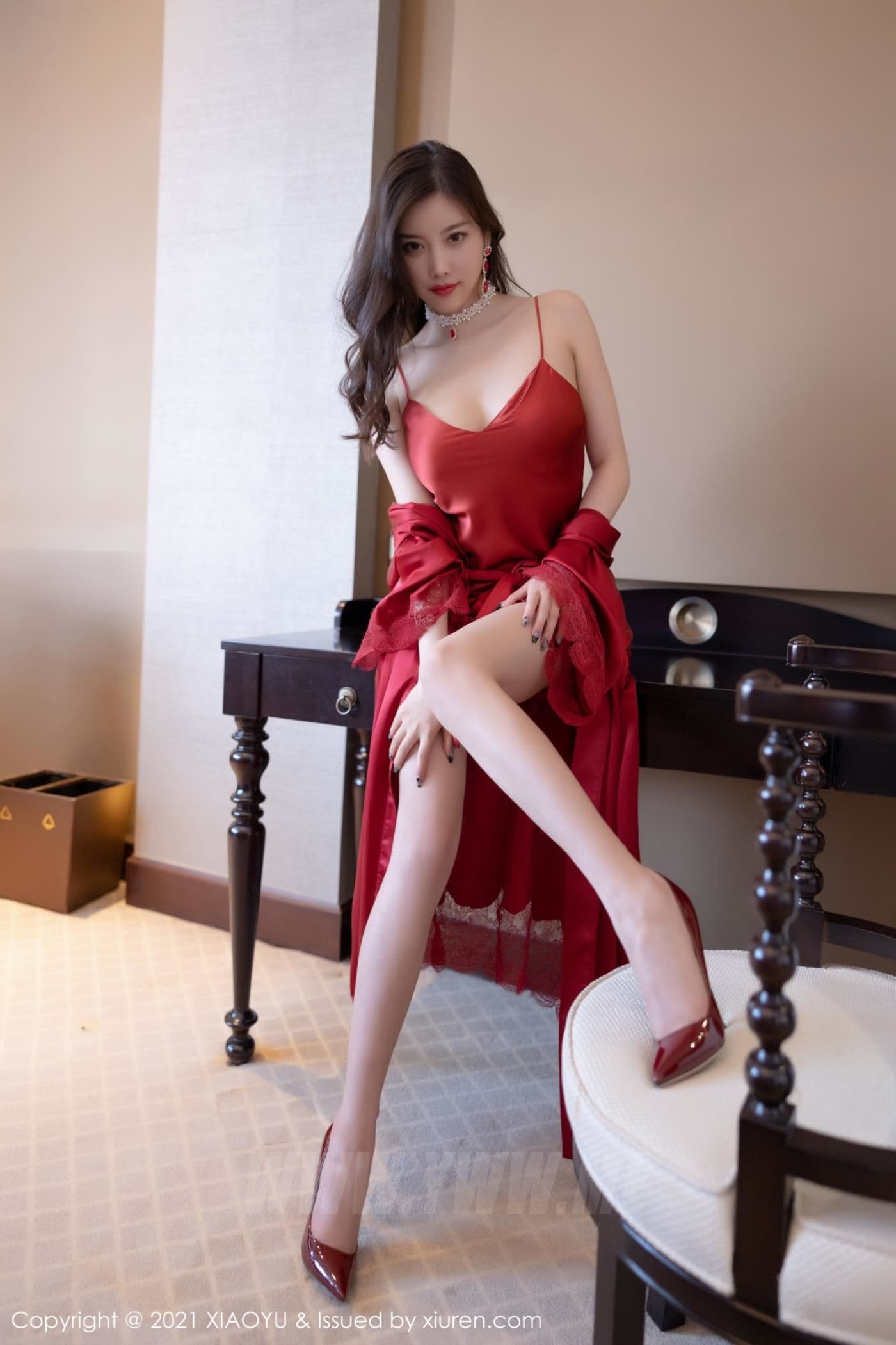 XIAOYU语画界 VOL.621 杨晨晨Yome 黑丝吊袜