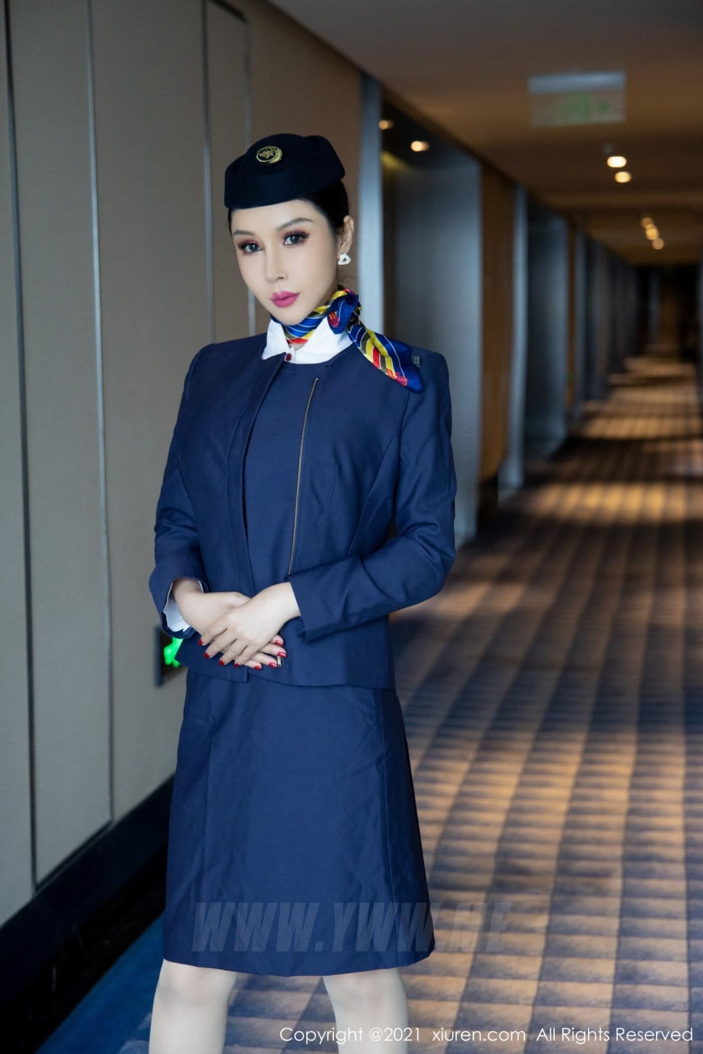 XiuRen秀人网 No.4050 田冰冰 空姐制服
