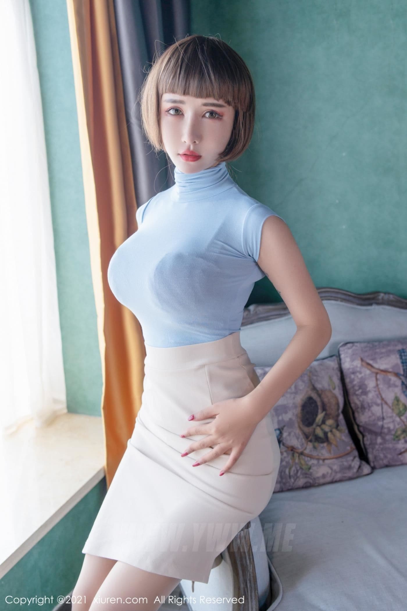 XiuRen秀人网 No.4150 夏沫沫tifa 新人 E杯