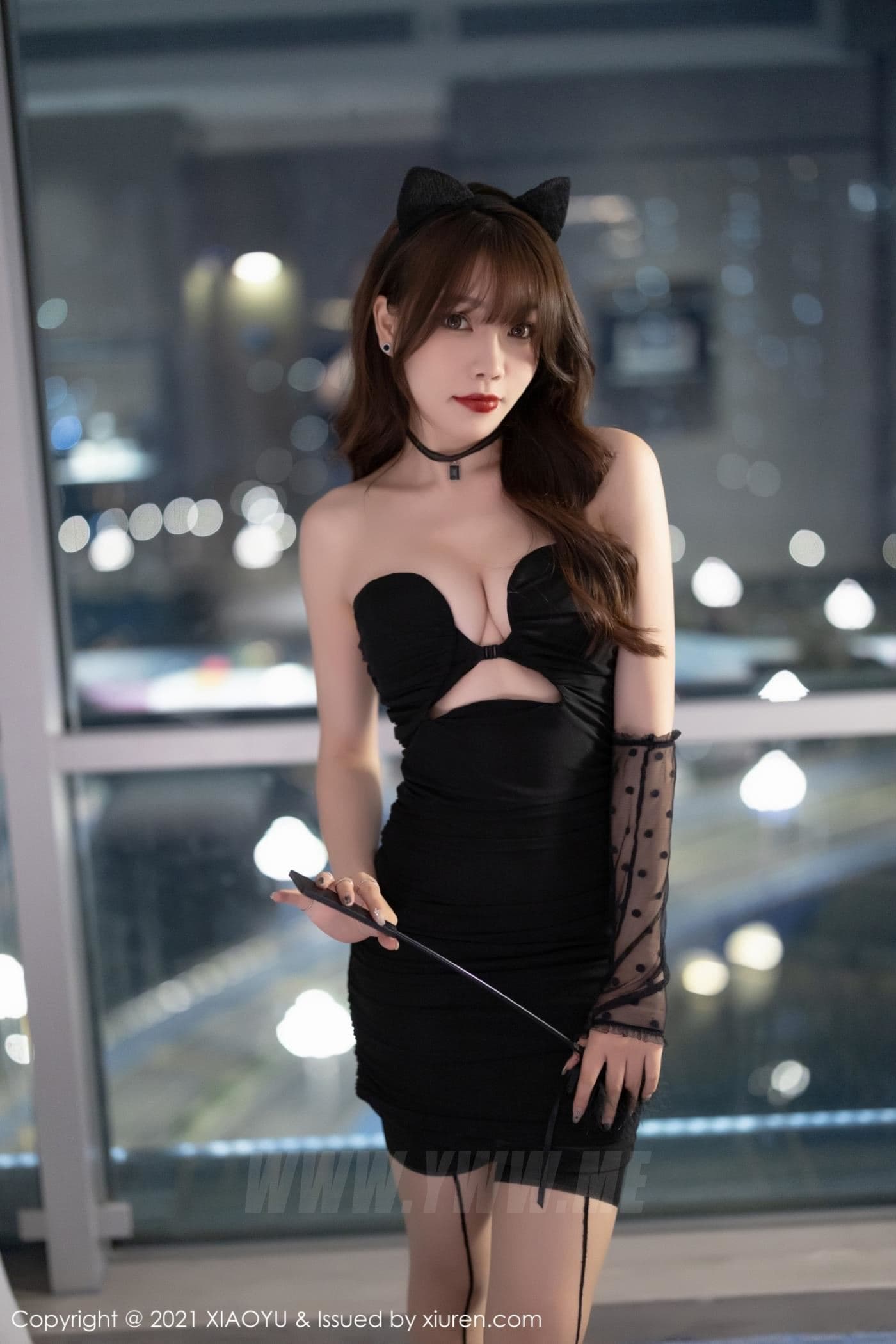 XIAOYU语画界 VOL.644 芝芝Booty 皮鞭 猫咪