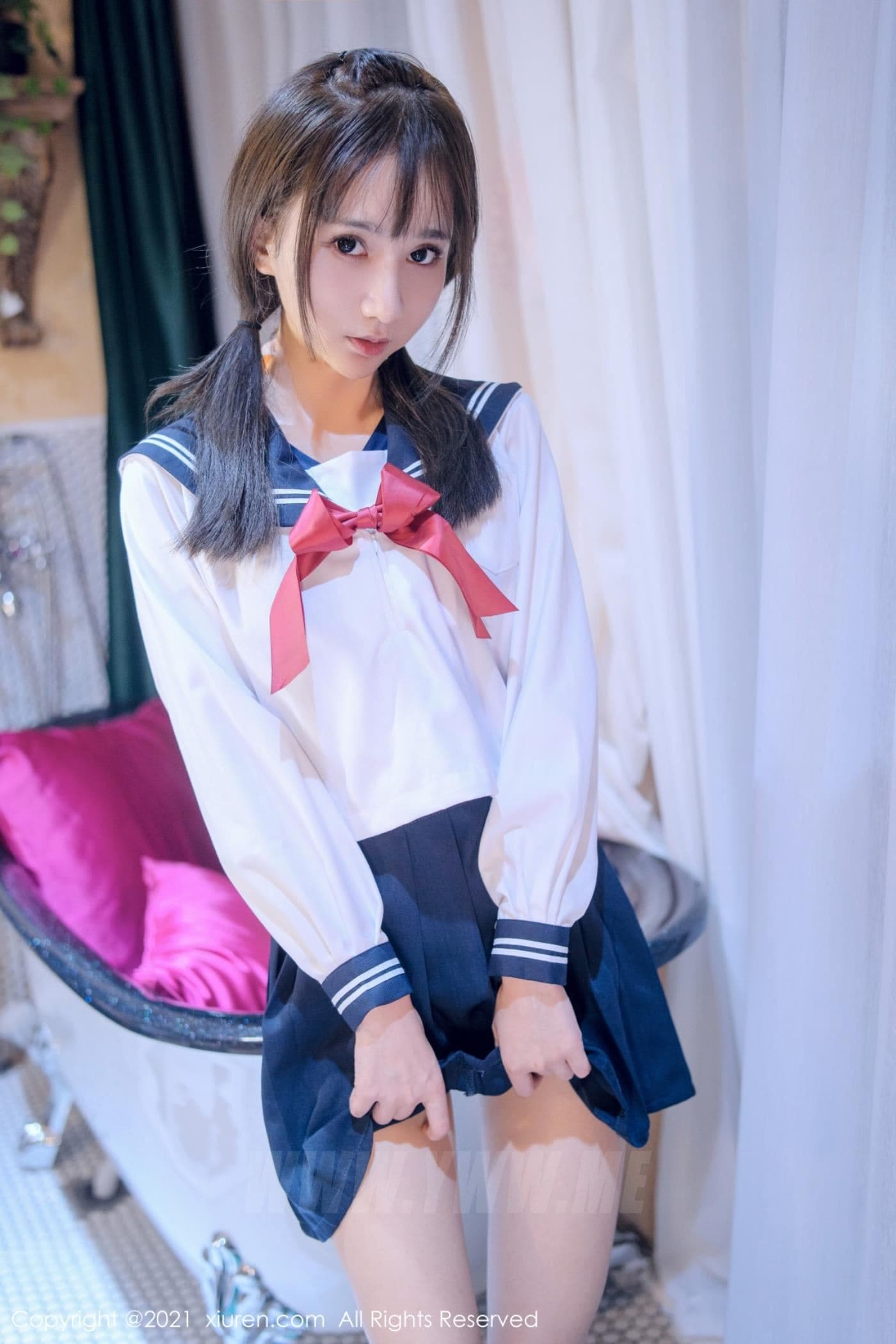 XiuRen秀人网 No.4108 小果冻儿 JK 死库水