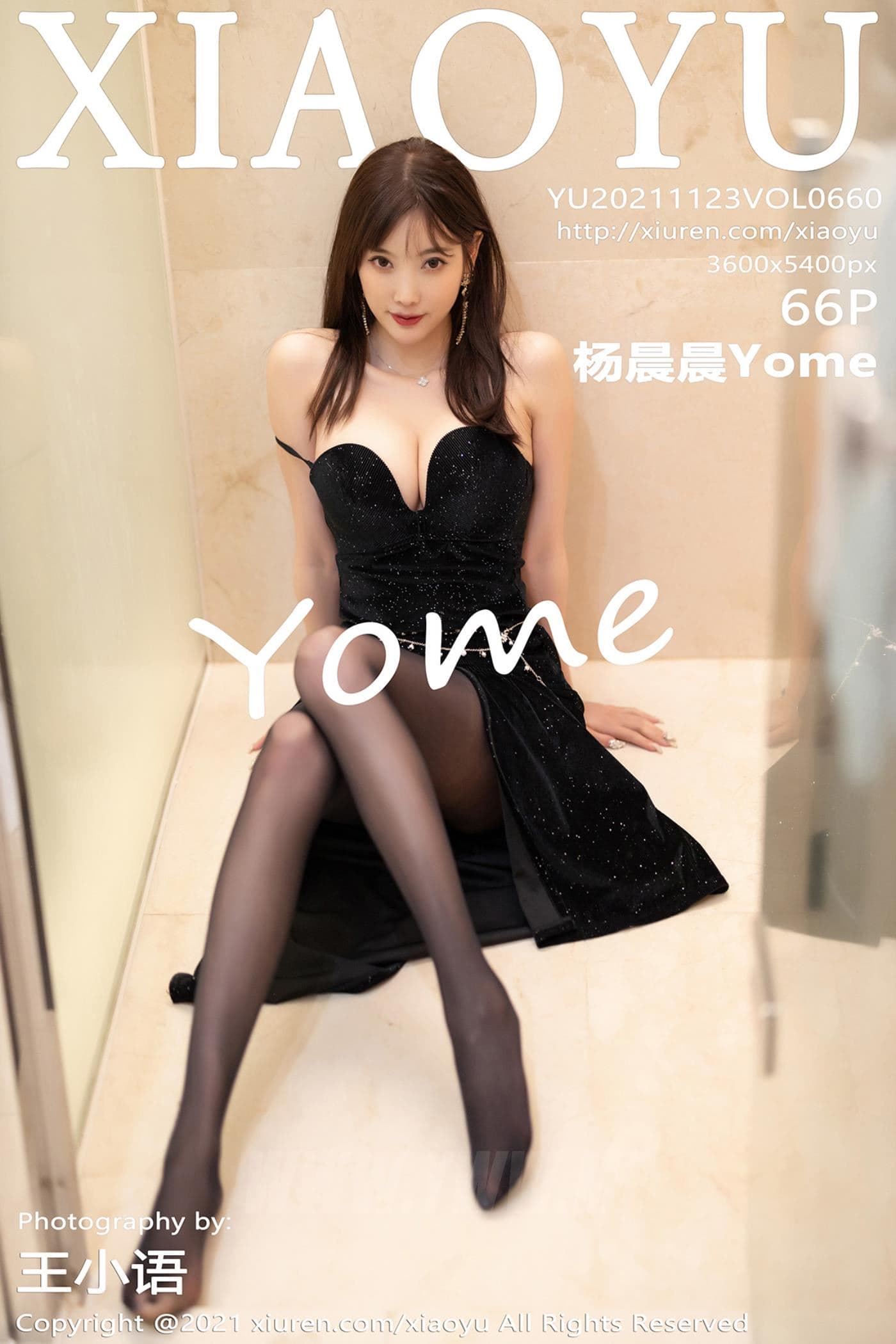 XIAOYU语画界 VOL.660 杨晨晨Yome 吊袜美胸