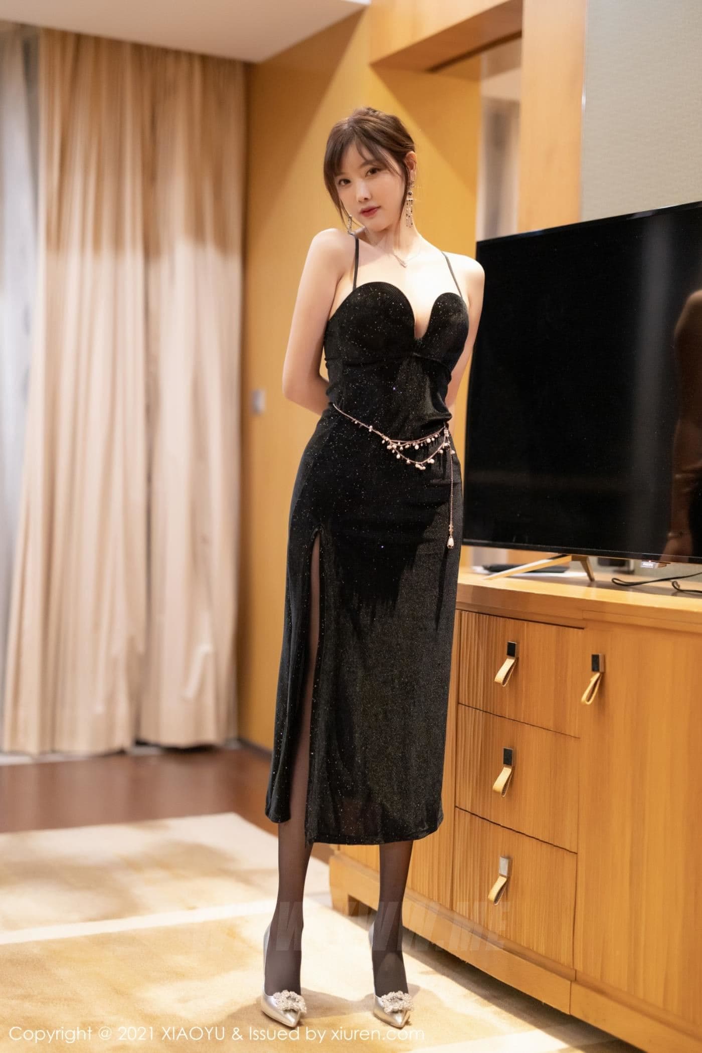 XIAOYU语画界 VOL.660 杨晨晨Yome 吊袜美胸