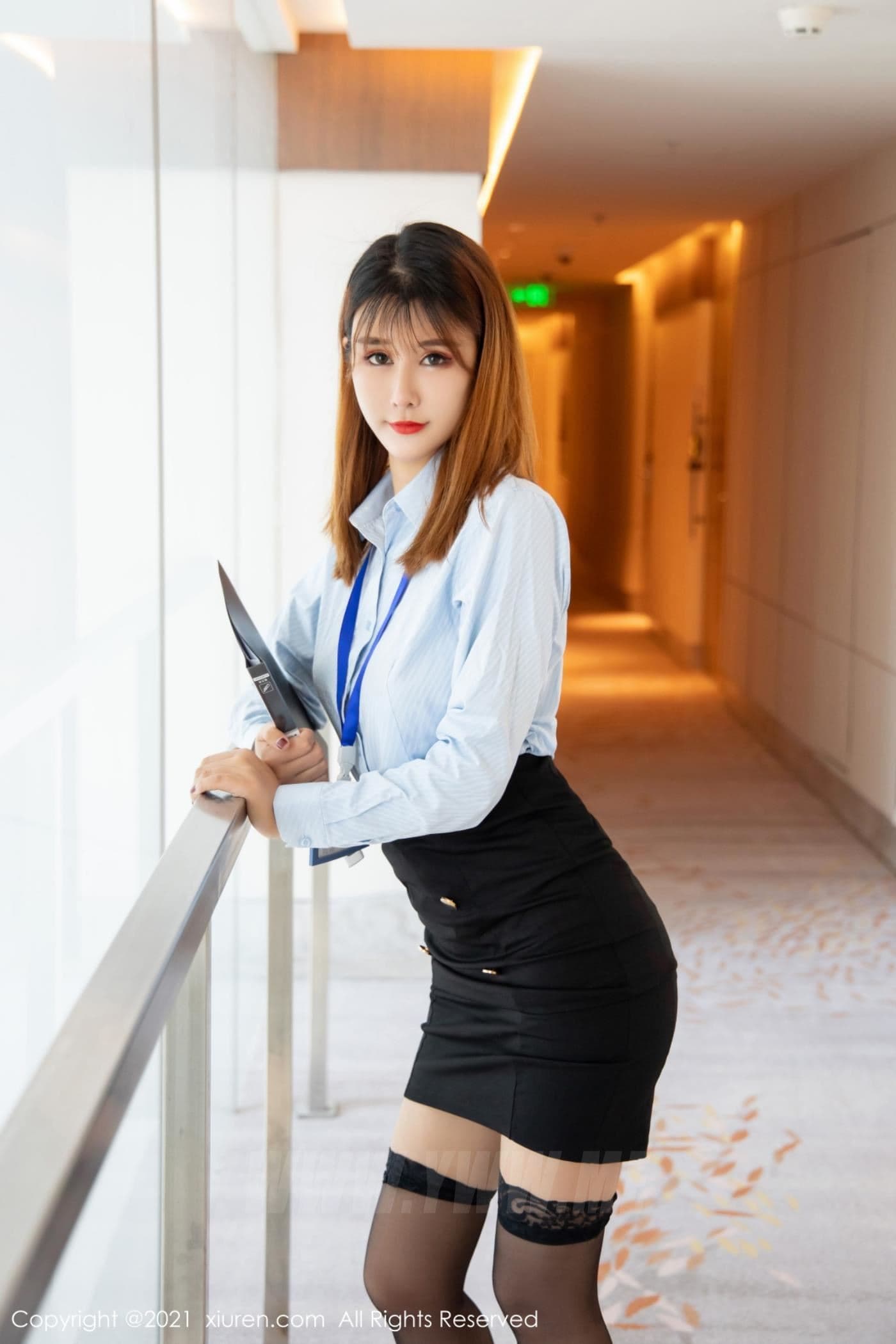 XiuRen秀人网 No.4247 夏沫沫tifa 秘书制服