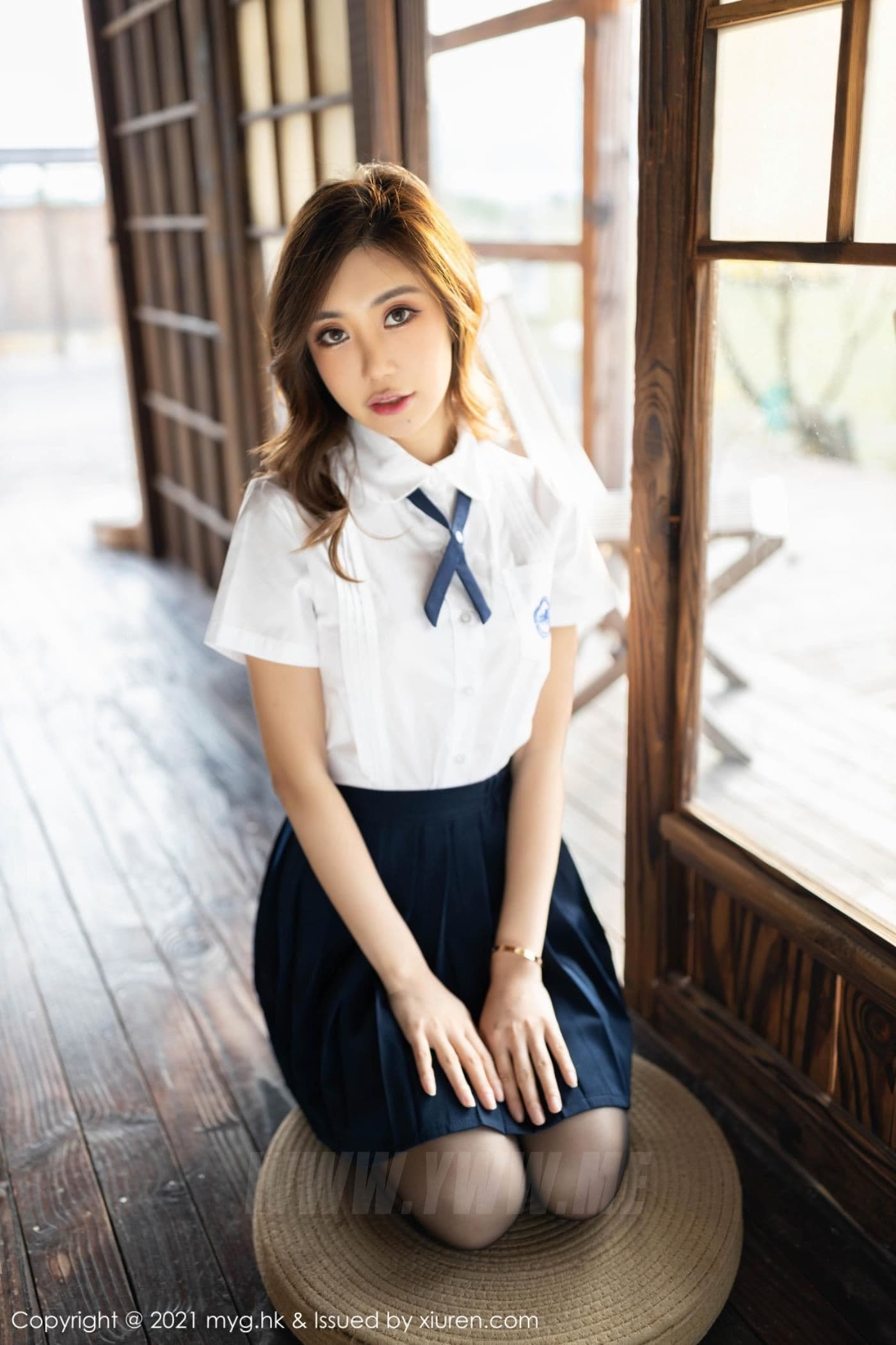 MyGirl美媛馆 VOL.618 绮里嘉ula JK校服