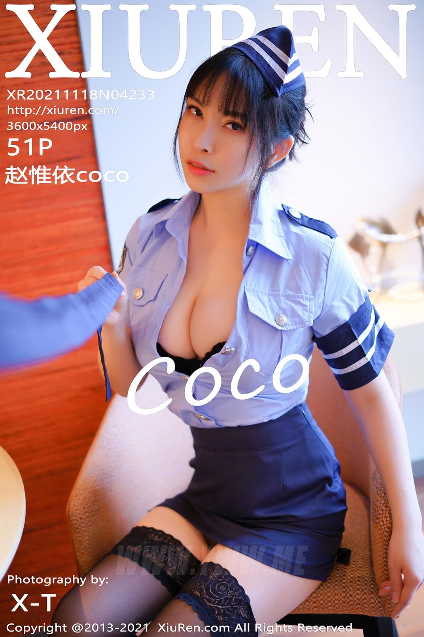 XiuRen秀人网 No.4233 赵惟依coco 制服美胸