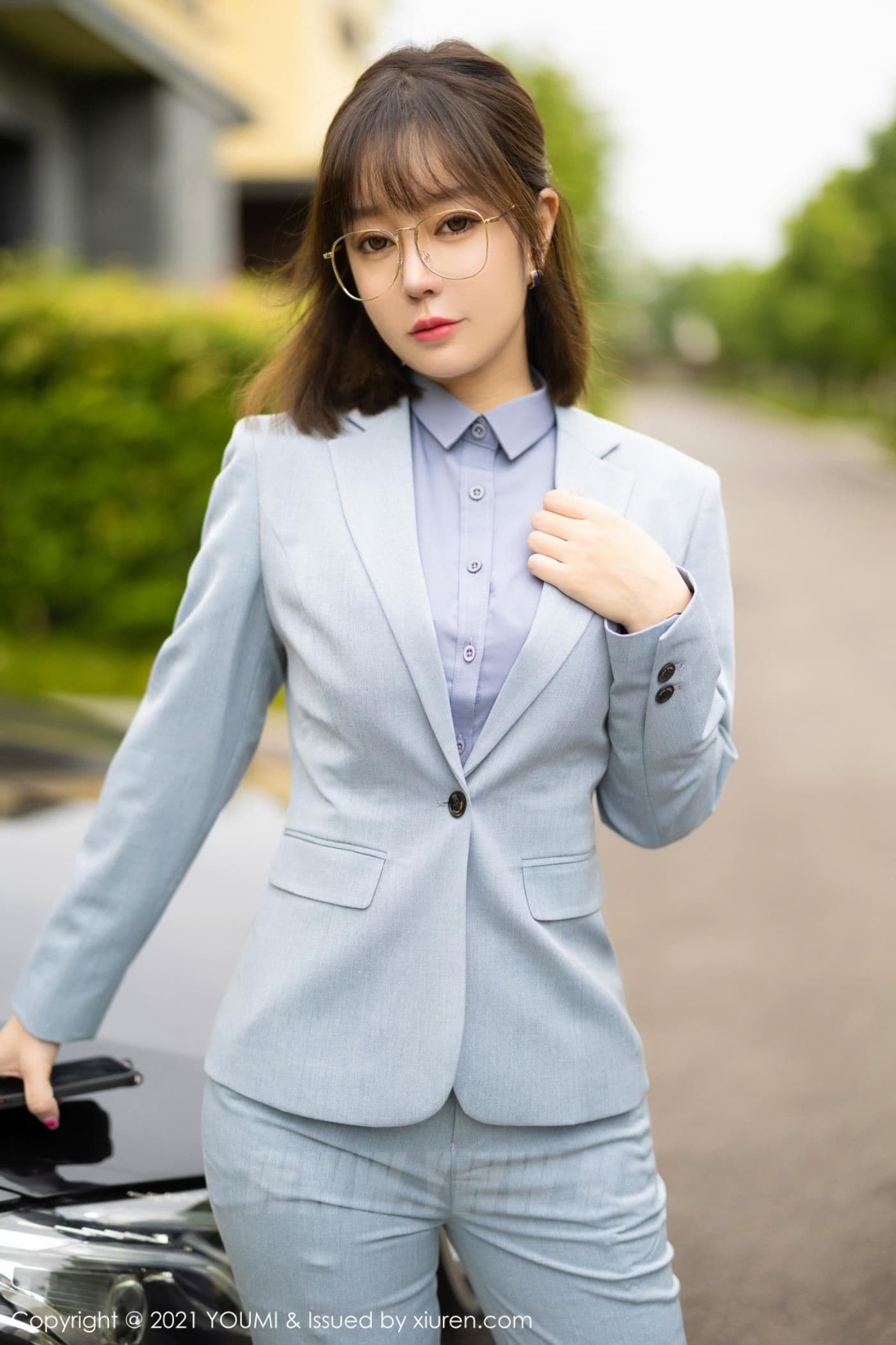 YOUMI尤蜜荟 VOL.722 王雨纯 熟女西装