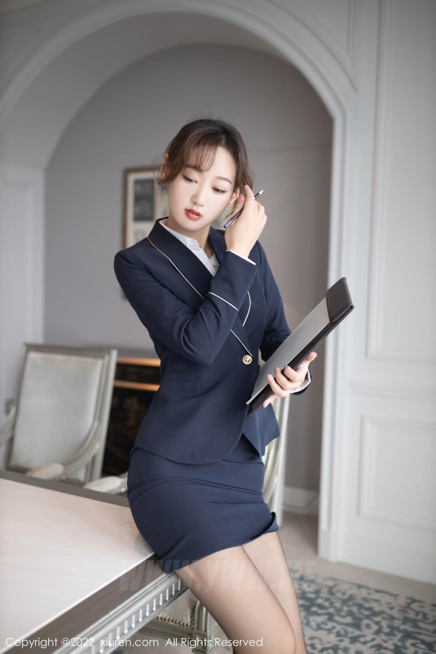 XiuRen秀人网 No.4445 唐安琪 黑丝美腿