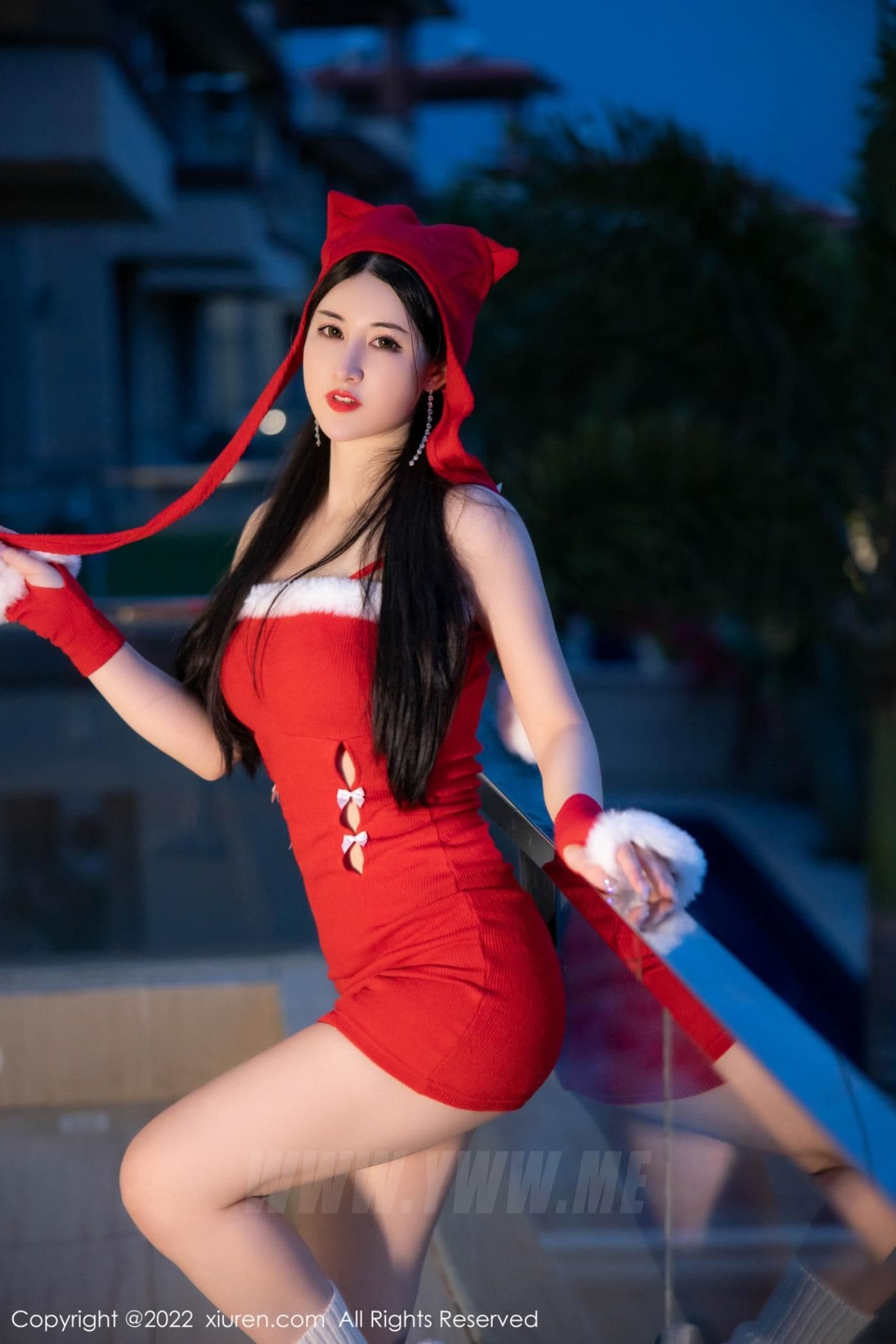 XiuRen秀人网 No.4565 诗诗kiki 新年美腿
