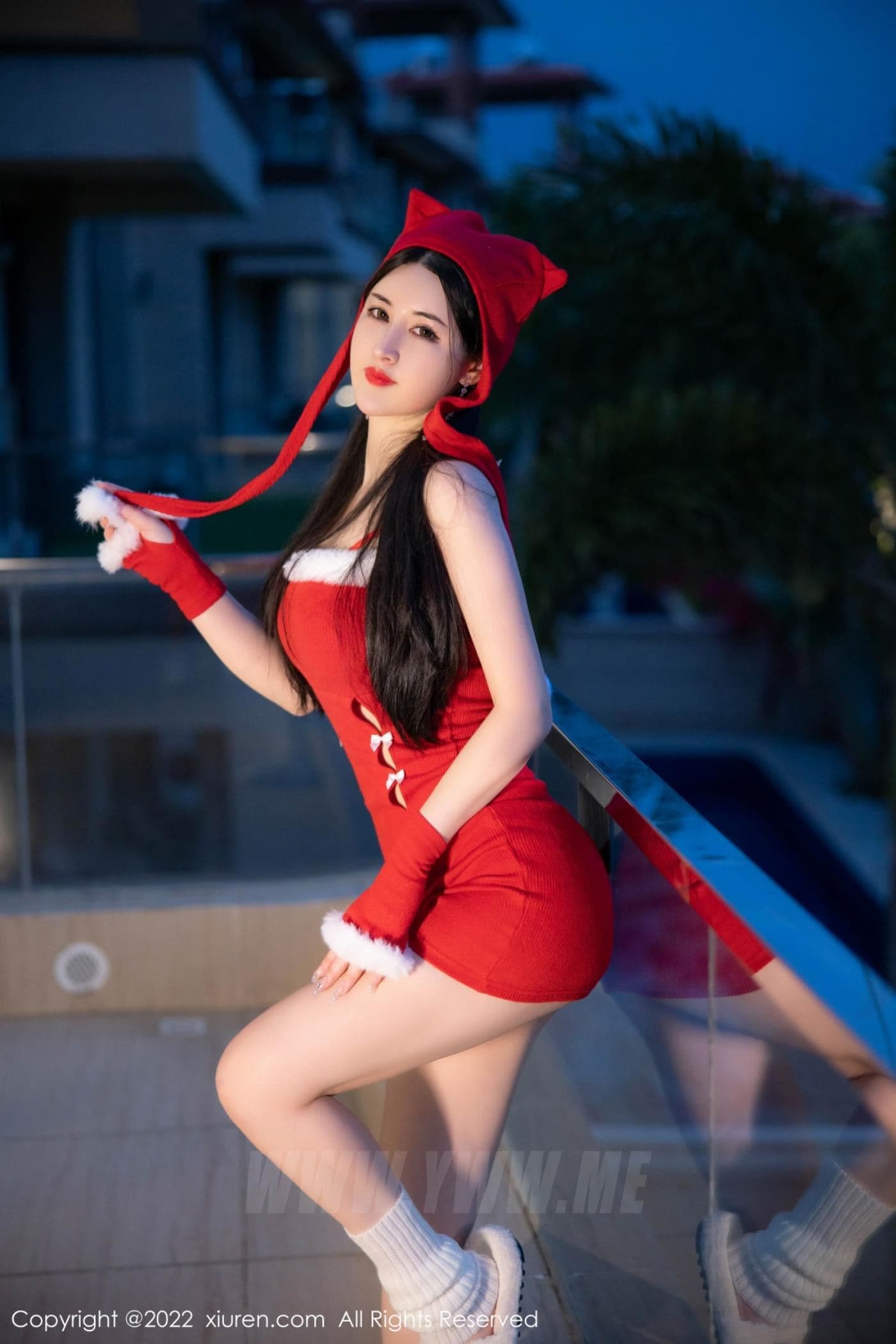 XiuRen秀人网 No.4565 诗诗kiki 新年美腿