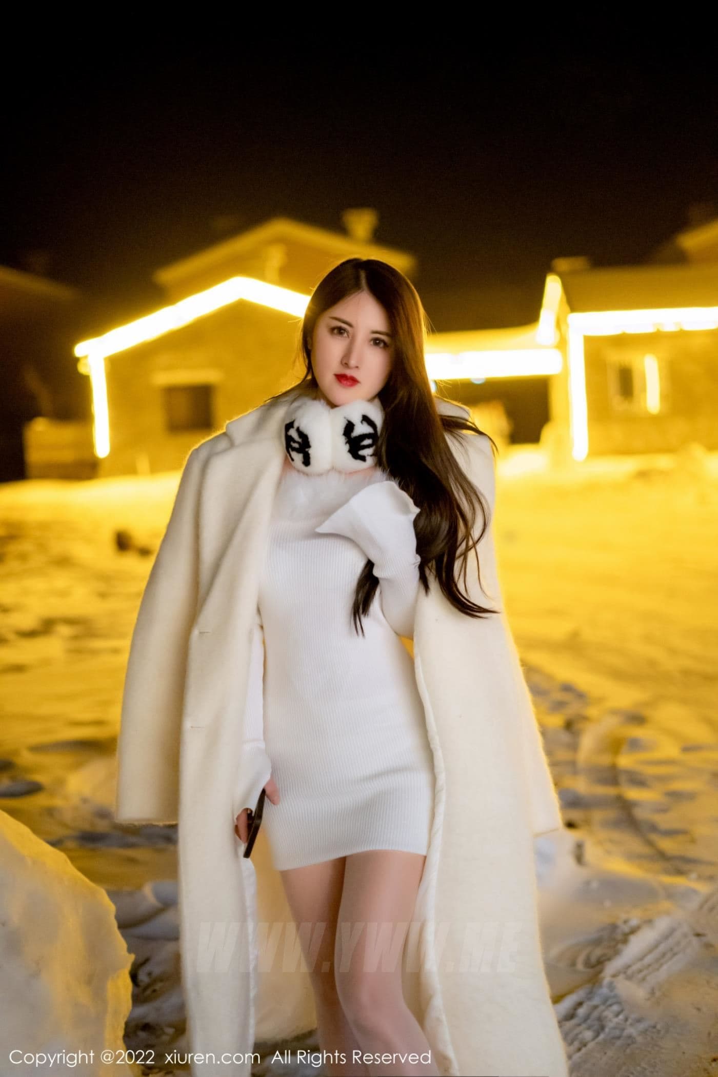 XiuRen秀人网 No.4578 诗诗kiki 雪地美腿