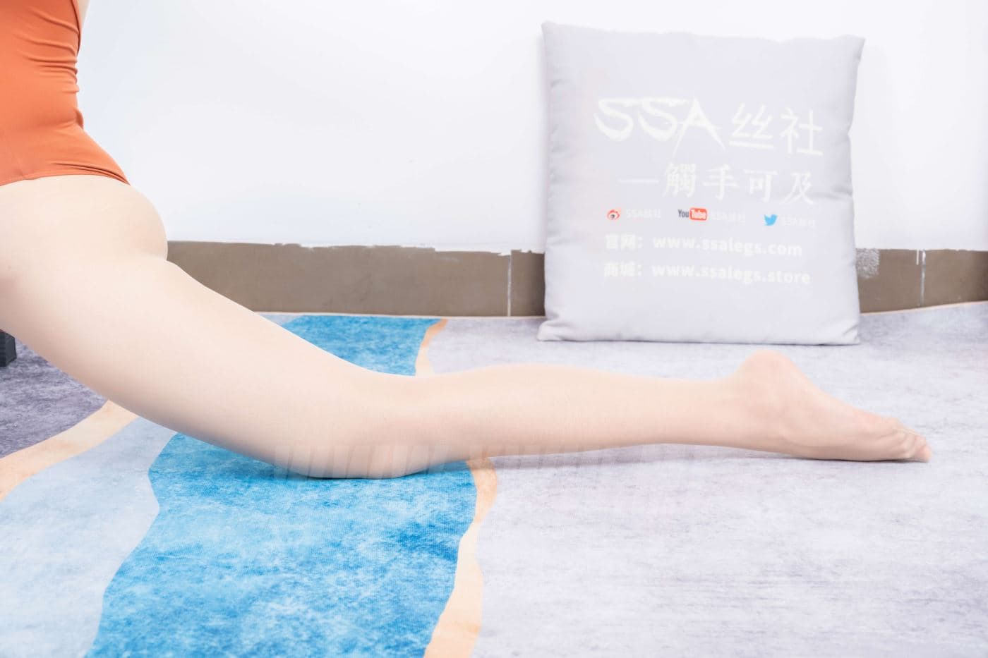 SSA丝社 NO.940 秋月 橙色练功服 预览 2