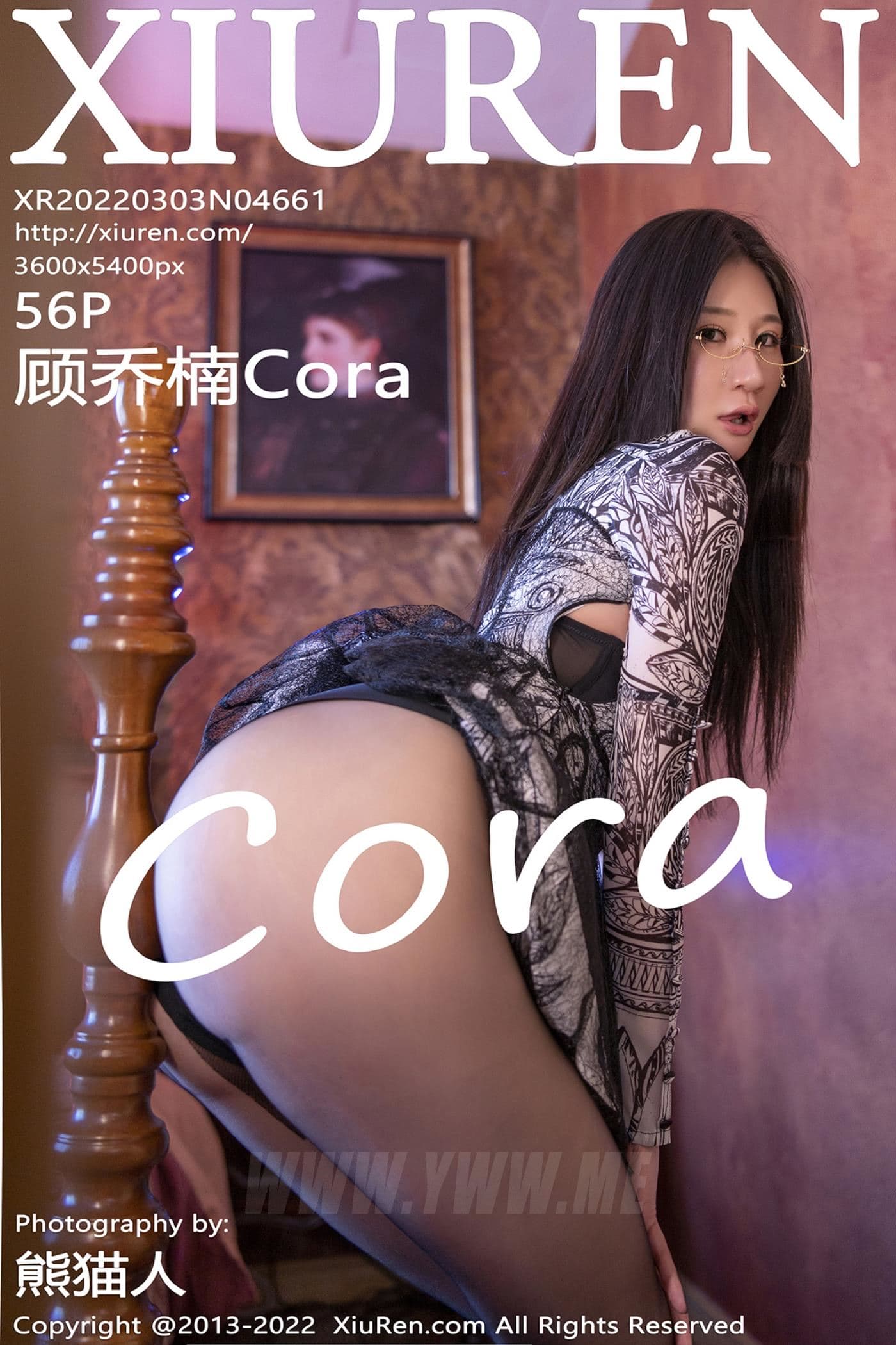 XiuRen秀人网 No.4661 顾乔楠Cora 黑丝美臀