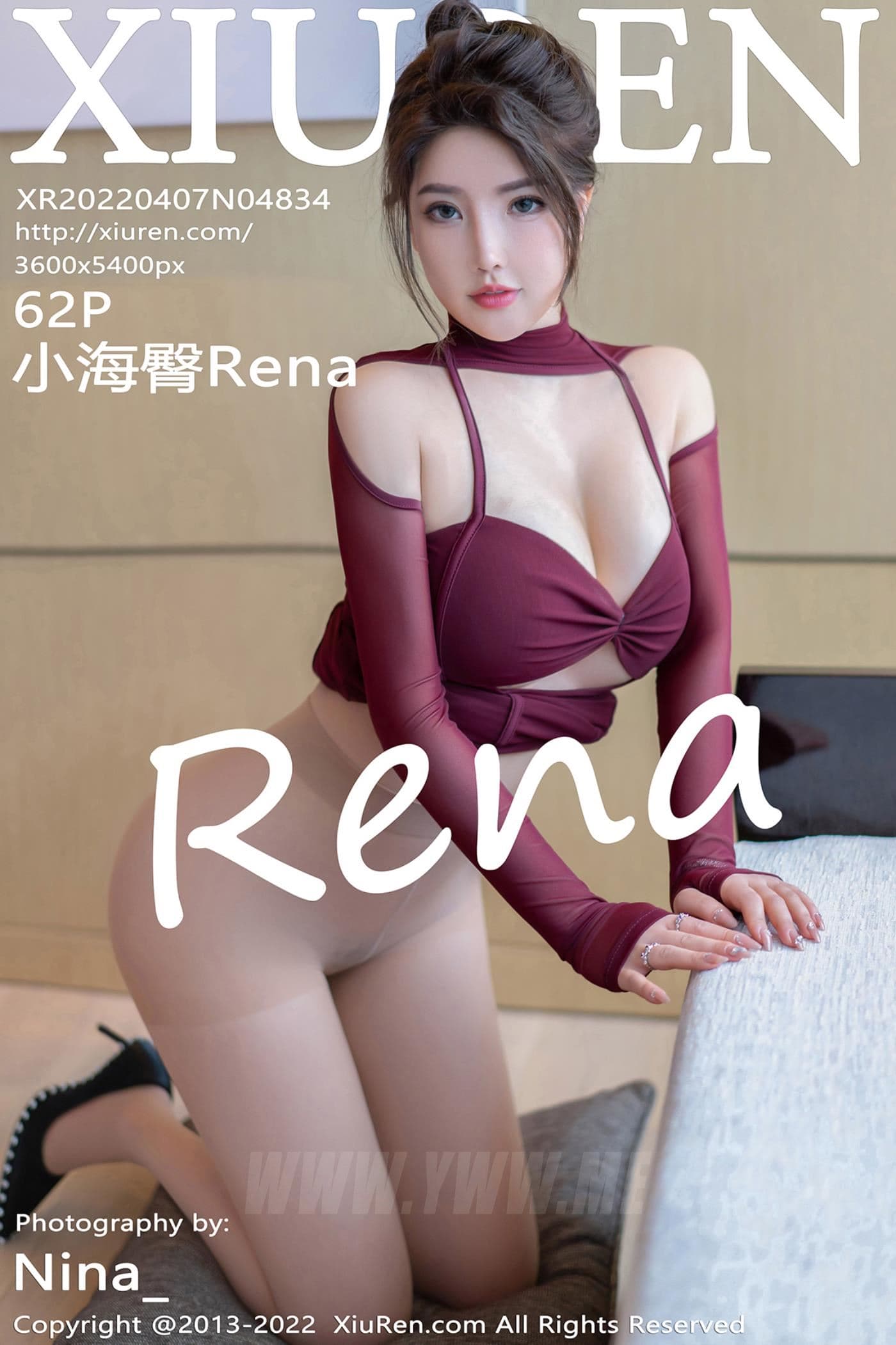 XiuRen秀人网 No.4834 小海臀Rena 丝袜美臀