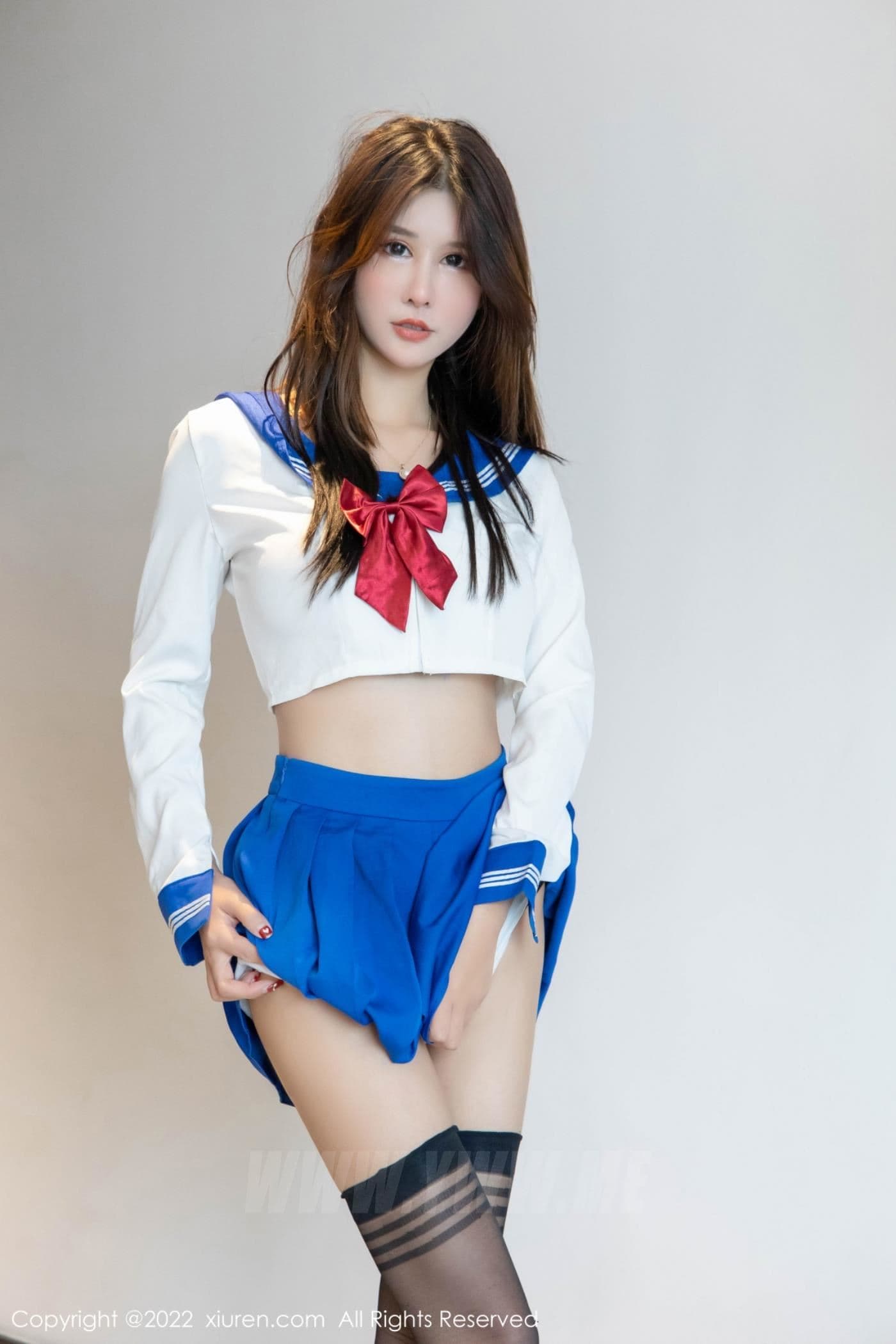 XiuRen秀人网 No.4781 夏沫沫tifa 黑丝美腿