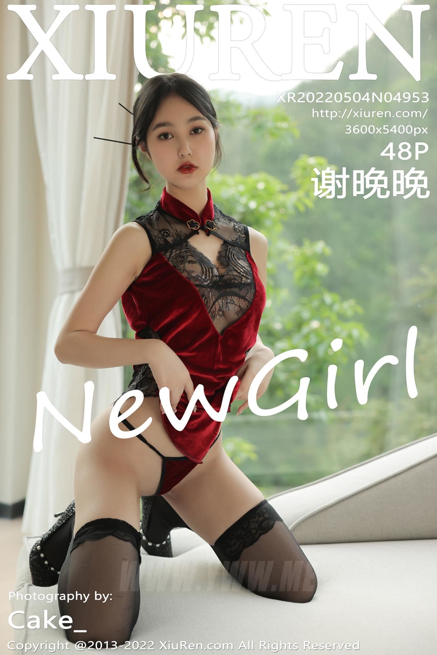XiuRen秀人网 No.4953 谢晚晚 新人美腿