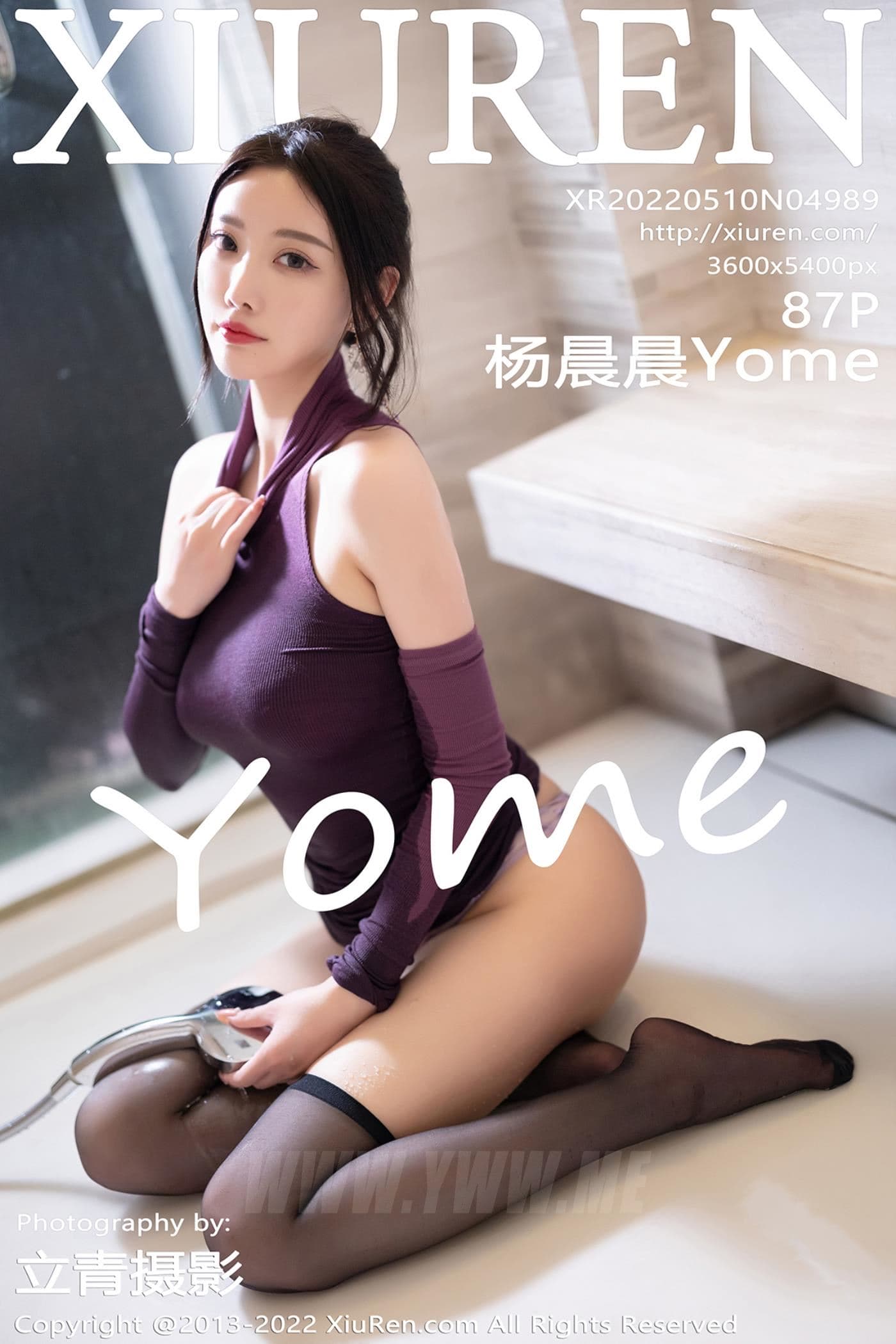 XiuRen秀人网 No.4989 杨晨晨Yome 黑丝美臀