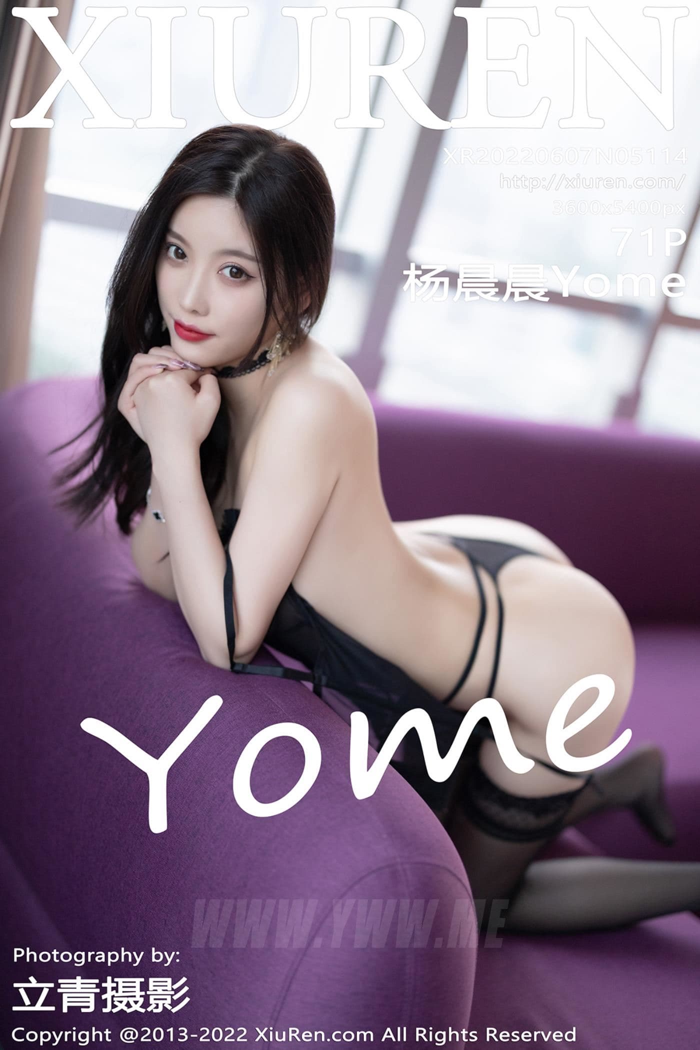 XiuRen秀人网 No.5114 杨晨晨Yome 黑丝美臀