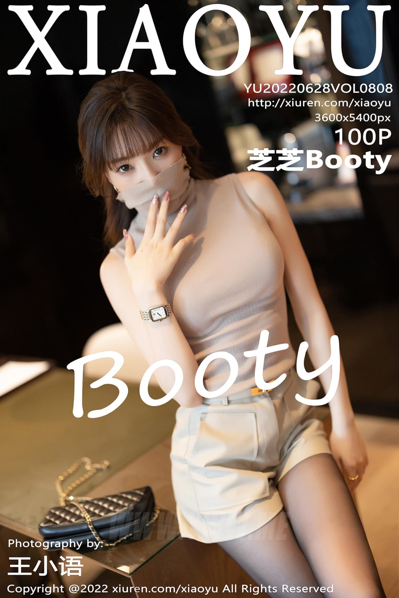 XIAOYU语画界 VOL.808 芝芝Booty 黑丝美腿