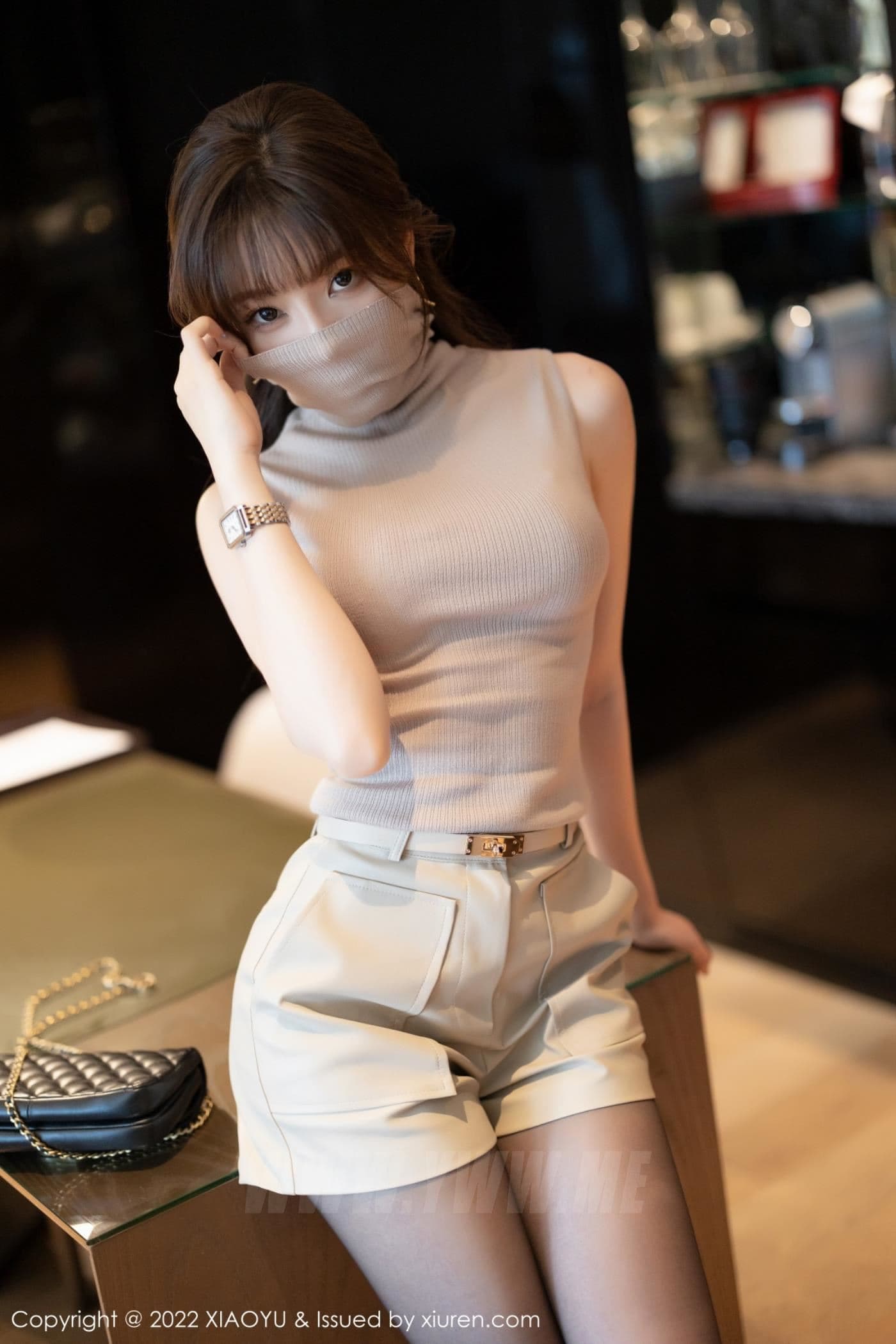 XIAOYU语画界 VOL.808 芝芝Booty 黑丝美腿