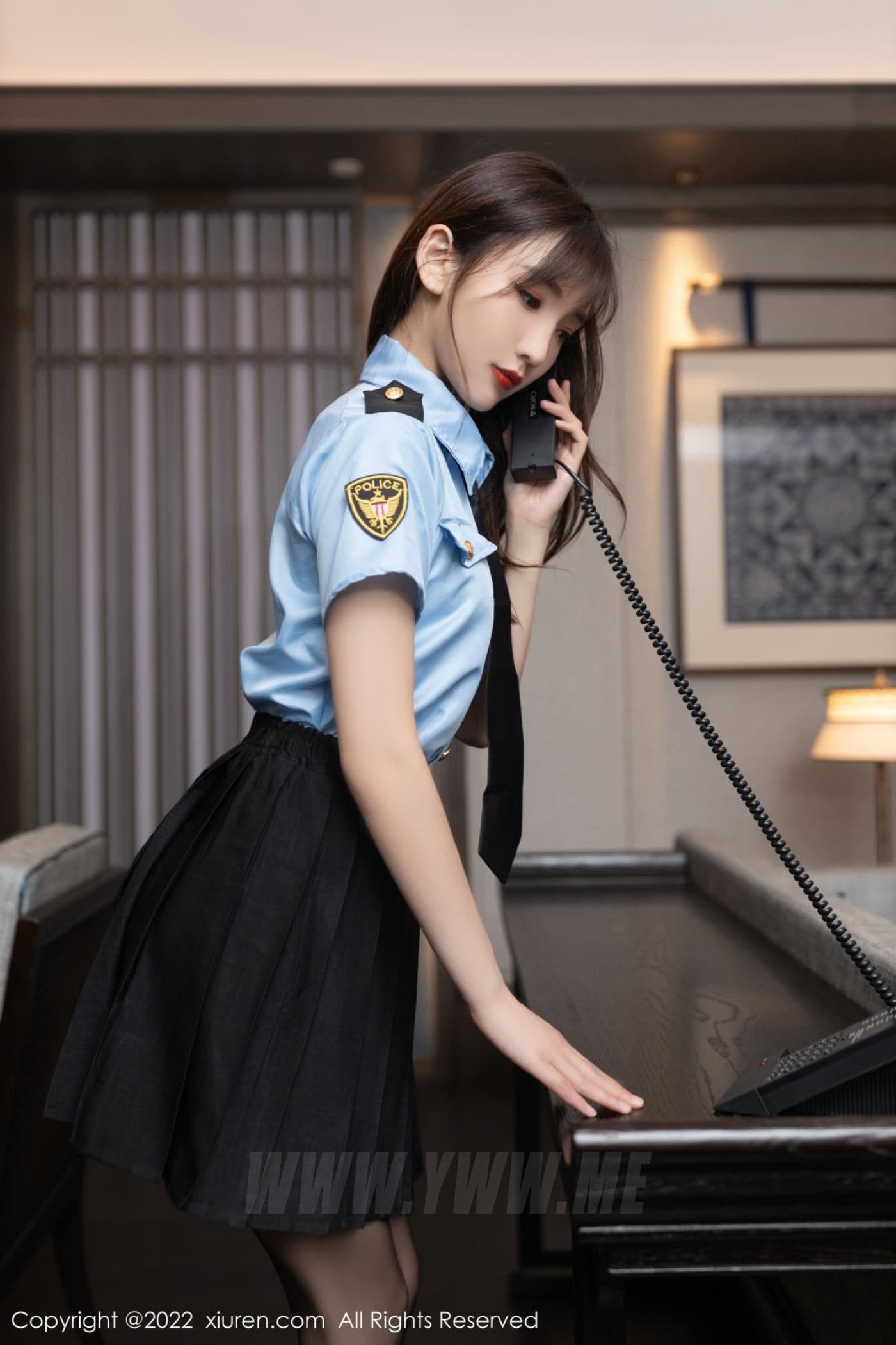XiuRen秀人网 No.5461 陆萱萱 制服美腿