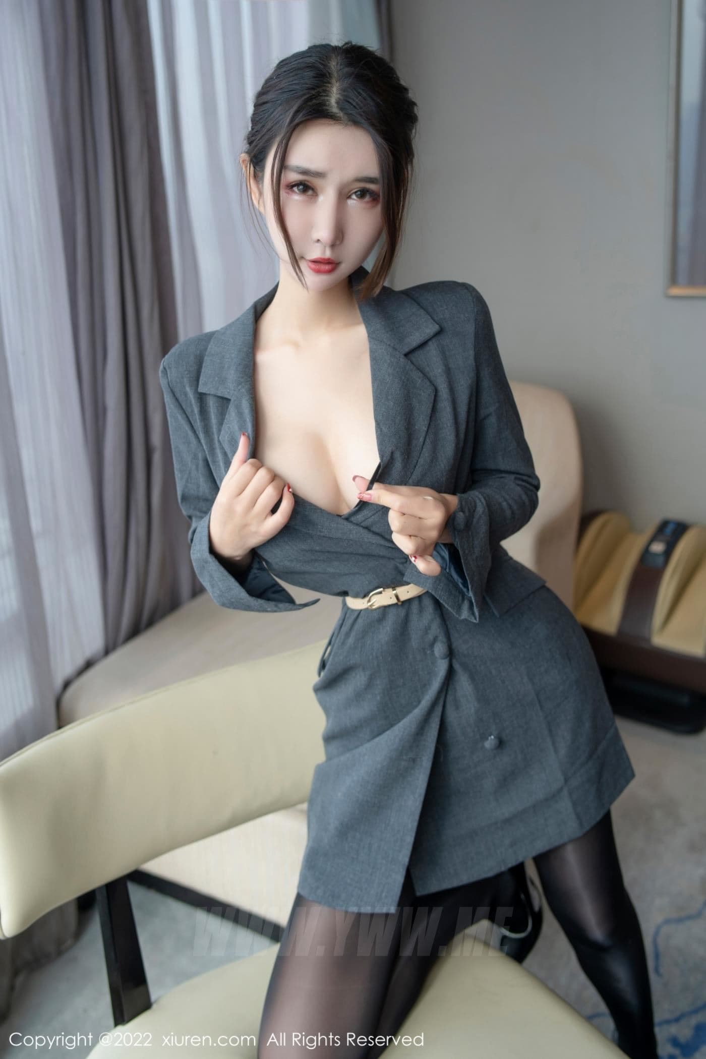 XiuRen秀人网 No.5332 夏沫沫tifa 美腿黑丝