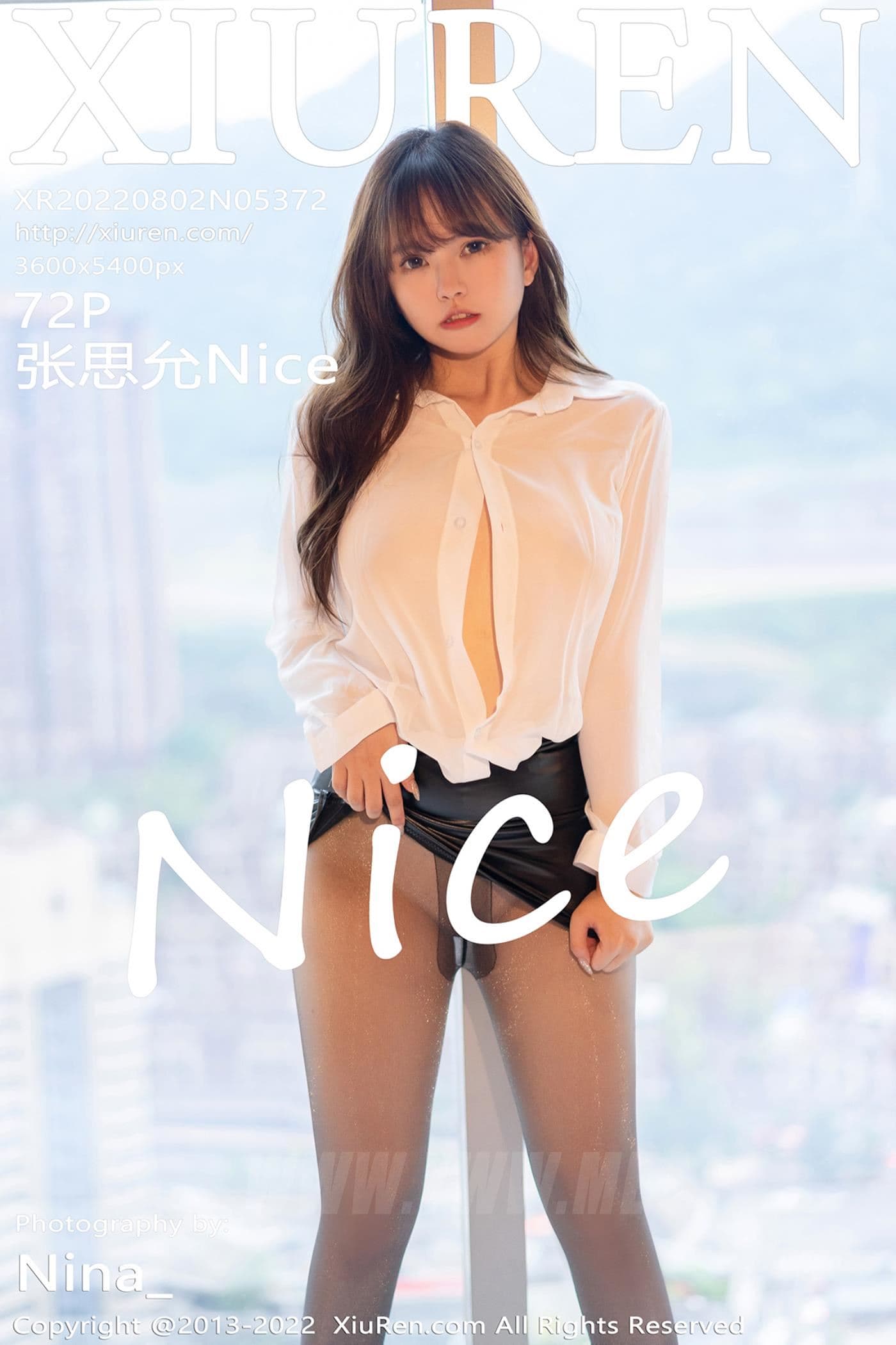 XiuRen秀人网 No.5372 张思允Nice 黑丝美臀