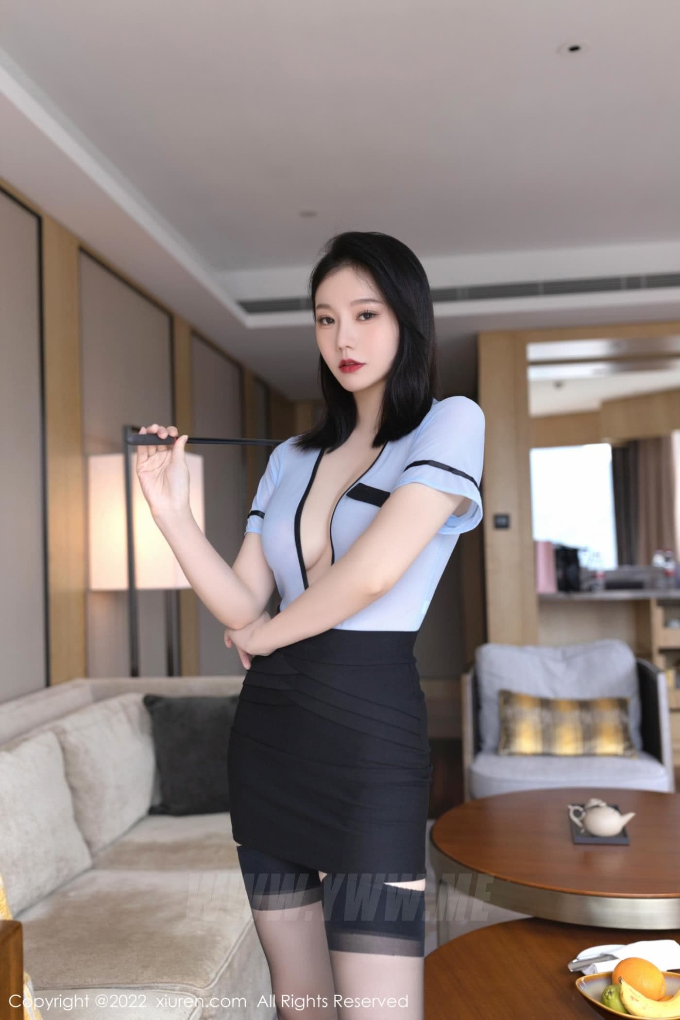 XiuRen秀人网 No.5516 安然anran 黑丝美臀