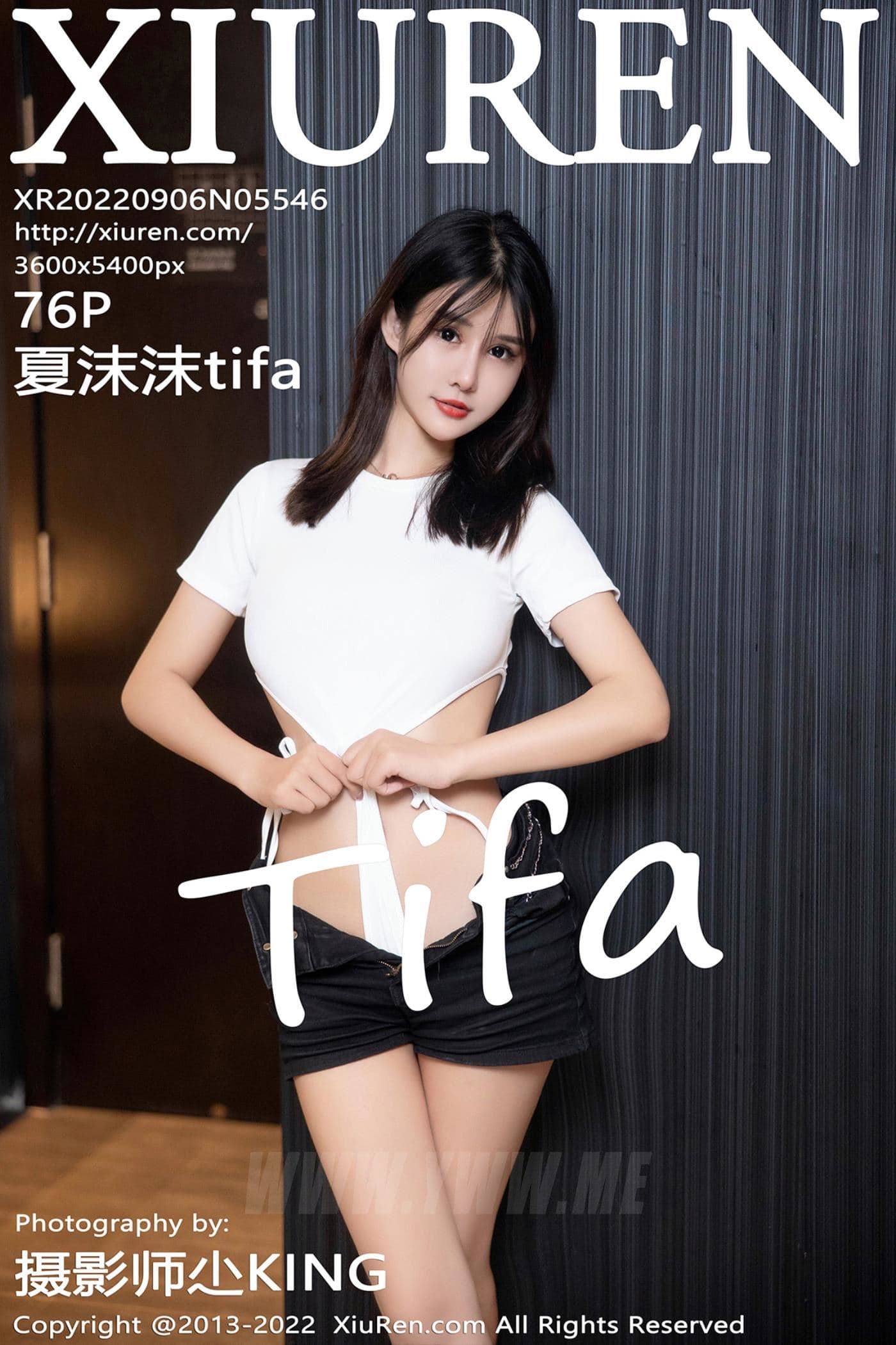 XiuRen秀人网 No.5546 夏沫沫tifa 短裤美腿