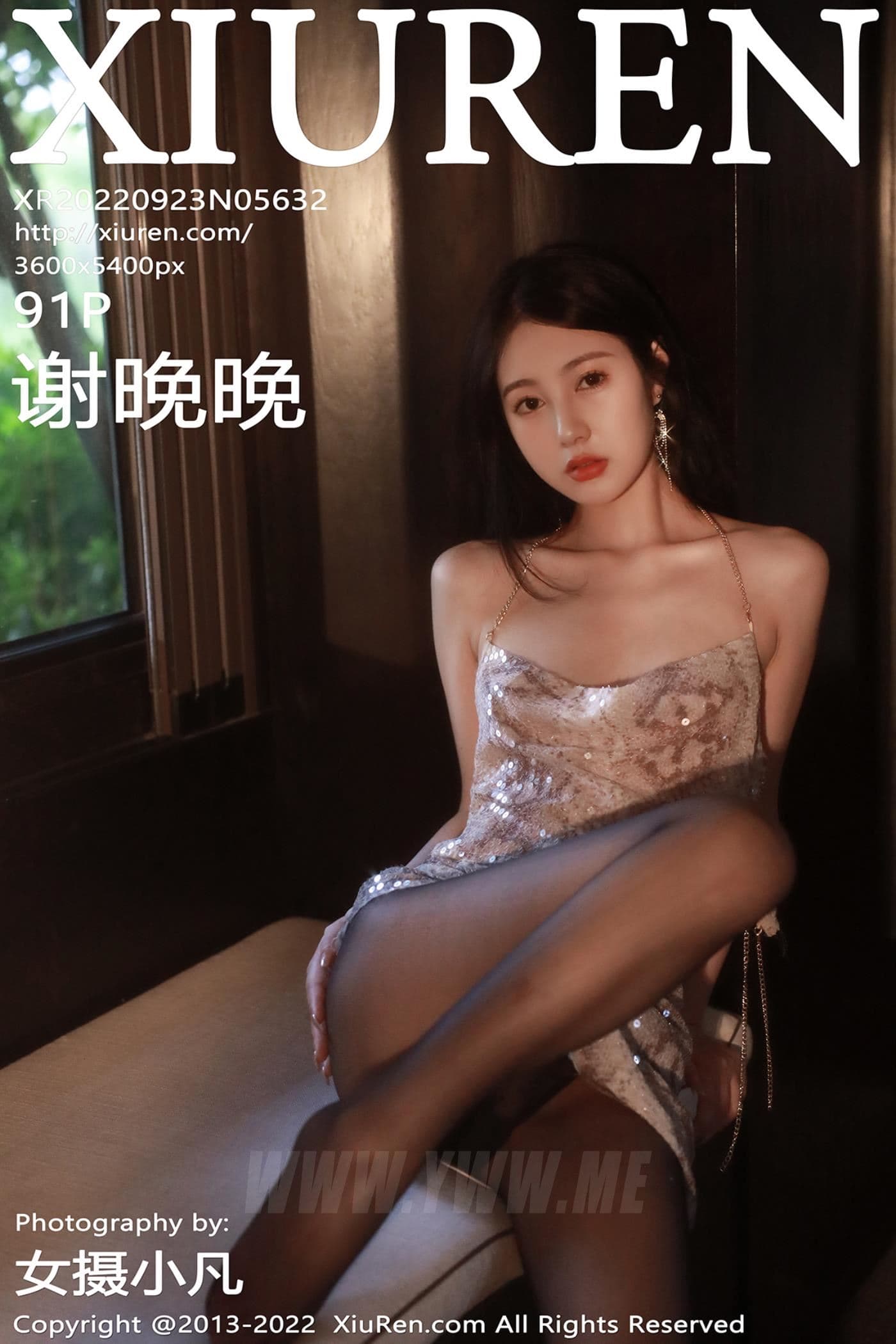 XiuRen秀人网 No.5632 谢晚晚 黑丝美腿