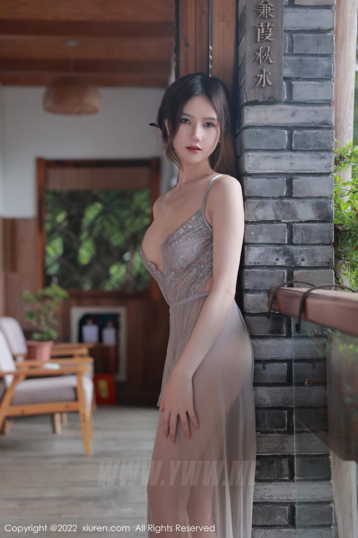 XiuRen秀人网 No.5660 古月小同学 吊带裙美腿