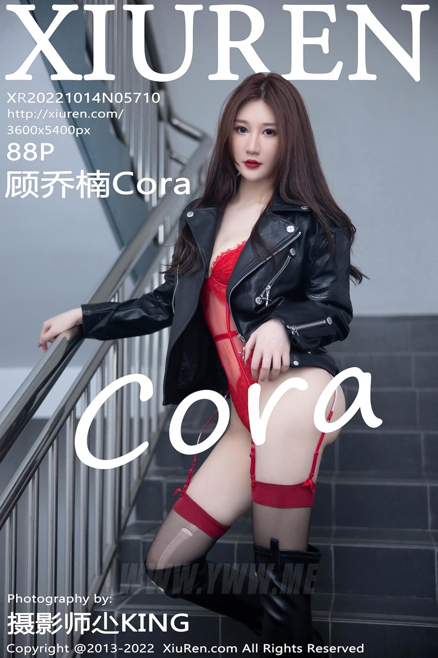 XiuRen秀人网 No.5710 顾乔楠Cora 黑丝长靴