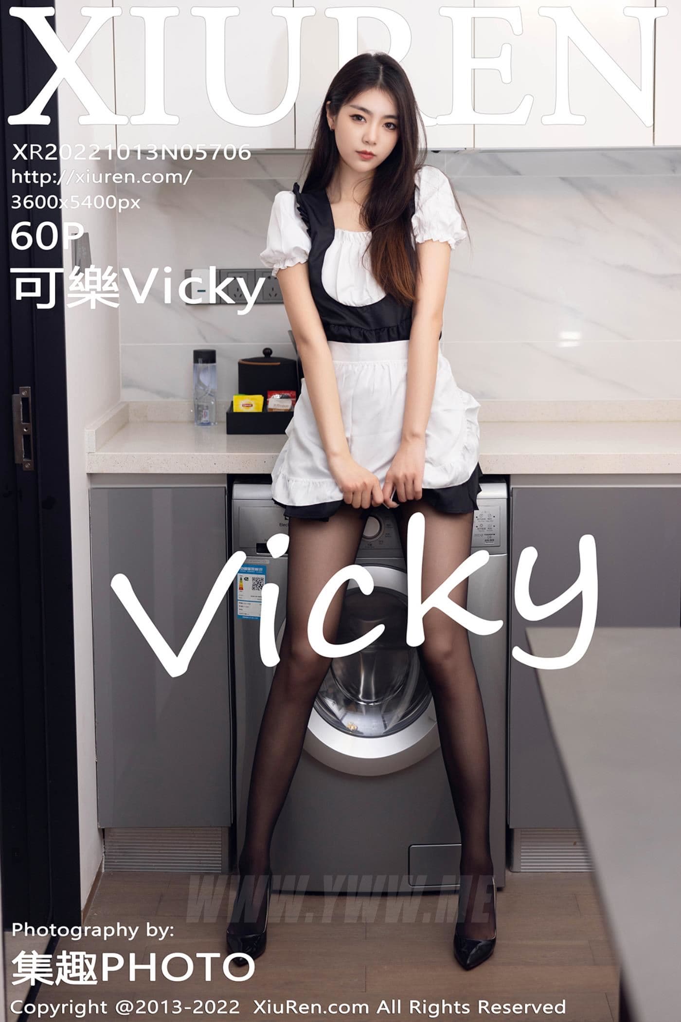 XiuRen秀人网 No.5706 可樂Vicky 黑丝美腿