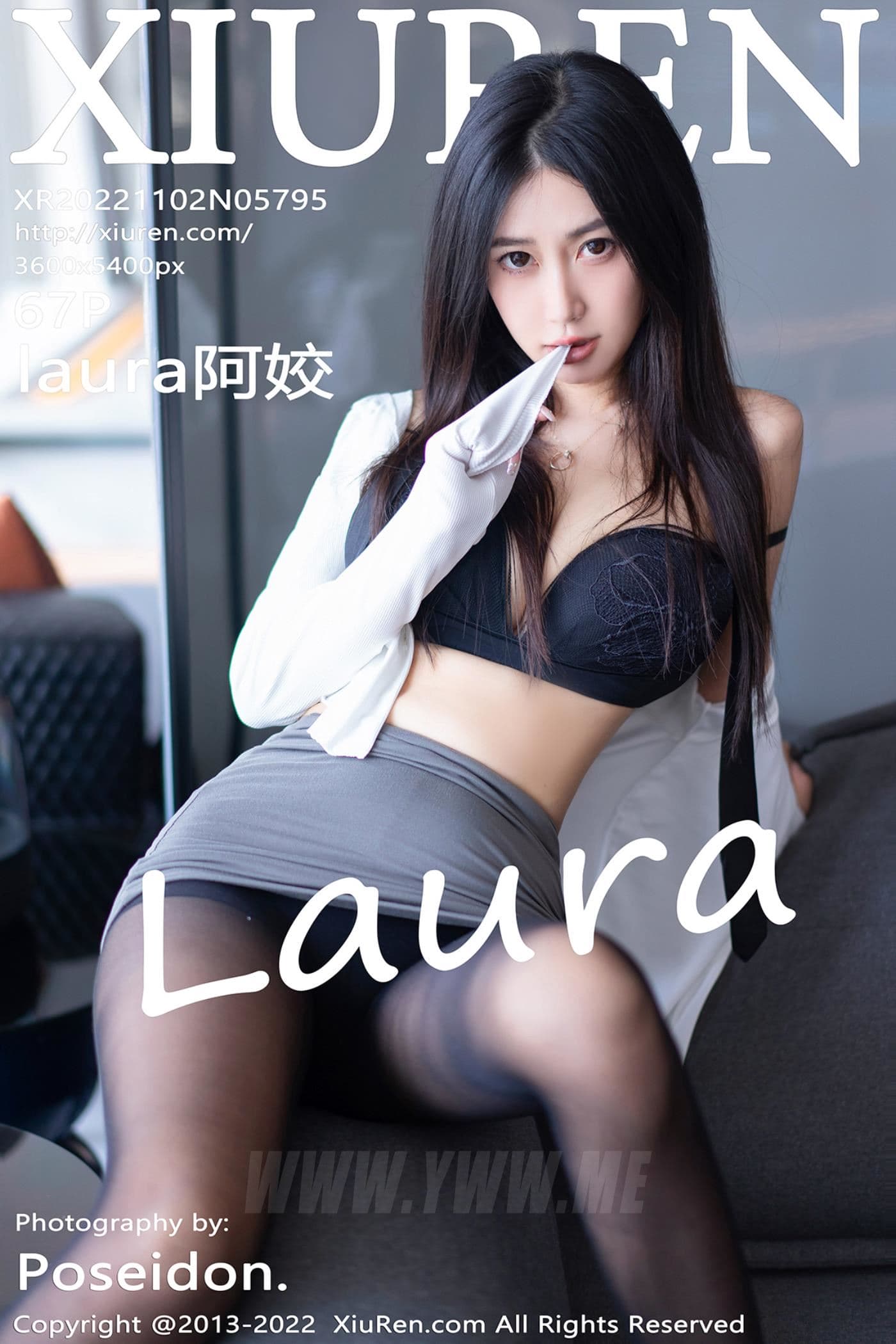 XiuRen秀人网 No.5795 laura阿姣 黑丝美腿