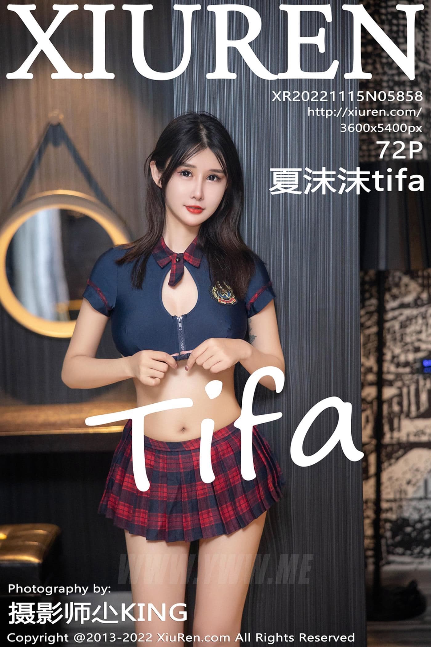 XiuRen秀人网 No.5858 夏沫沫tifa 短裙美腿