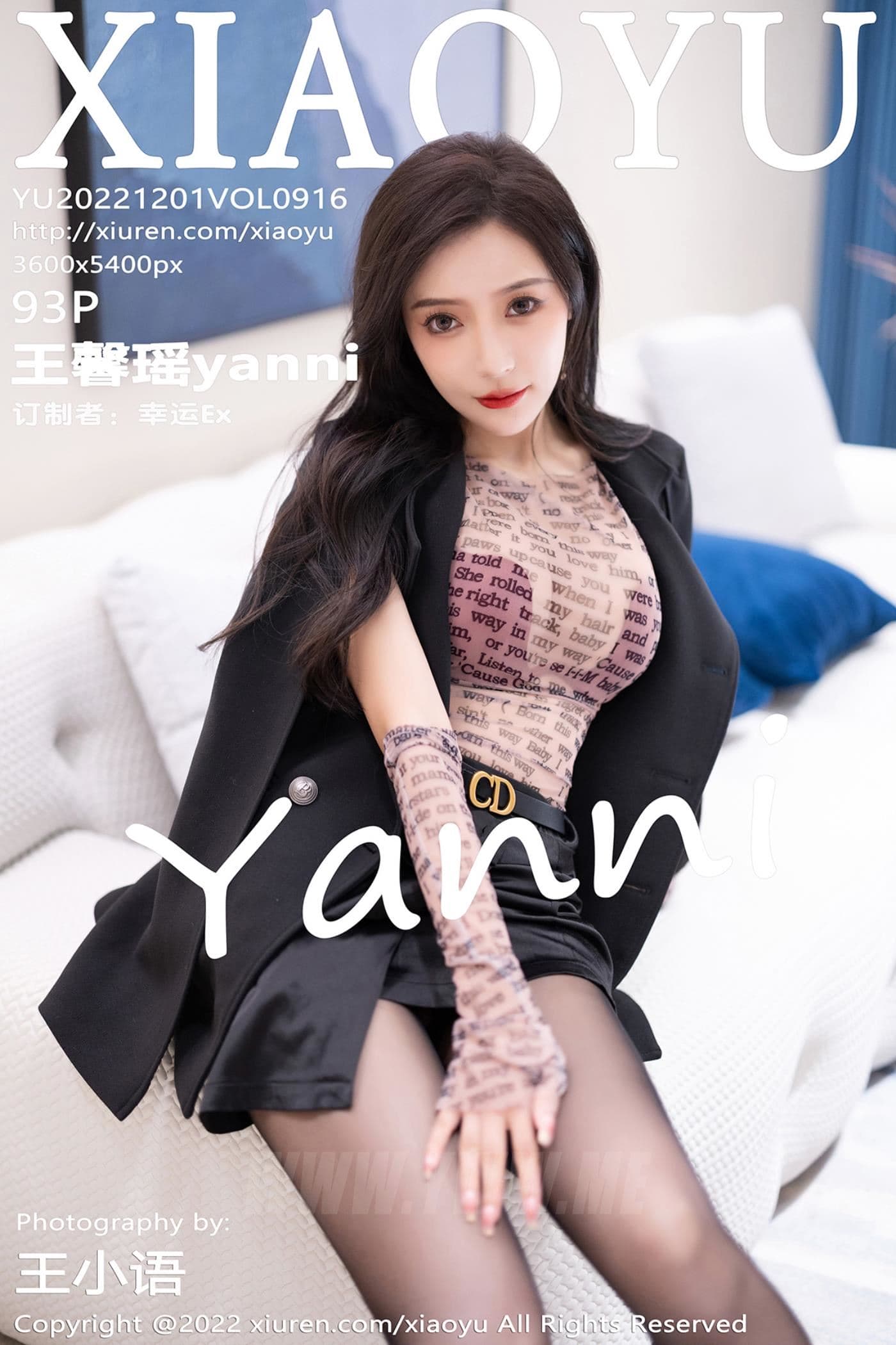 XIAOYU语画界 VOL.916 王馨瑶yanni 黑丝美腿