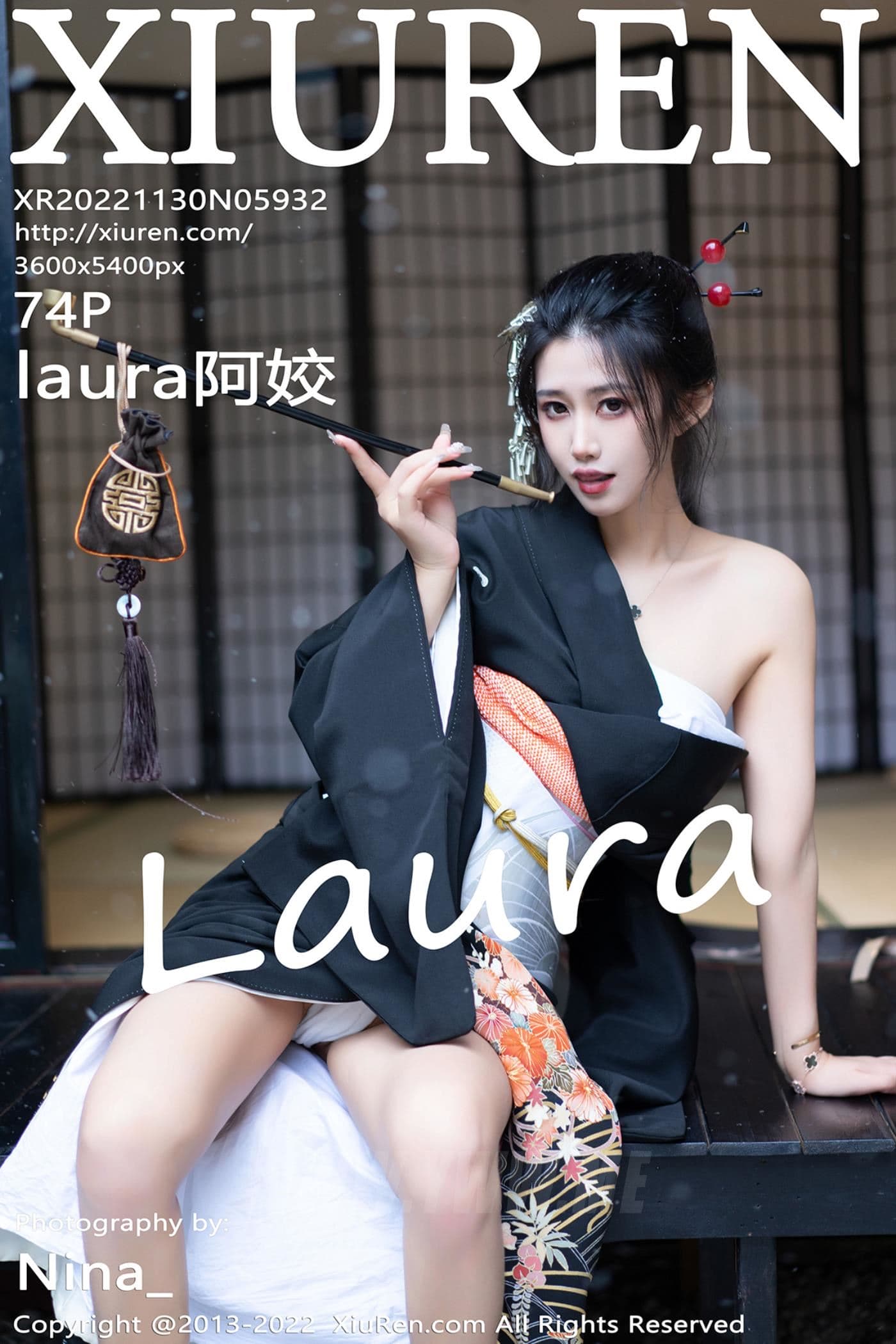 XiuRen秀人网 No.5932 laura阿姣 和服美腿