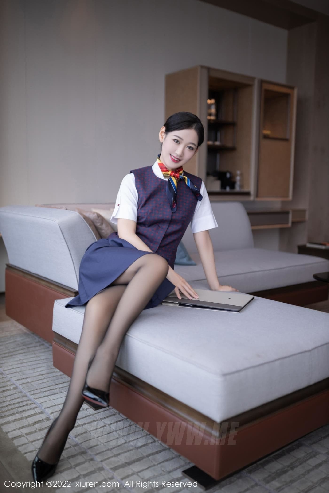 XiuRen秀人网 No.5922 唐安琪 制服黑丝