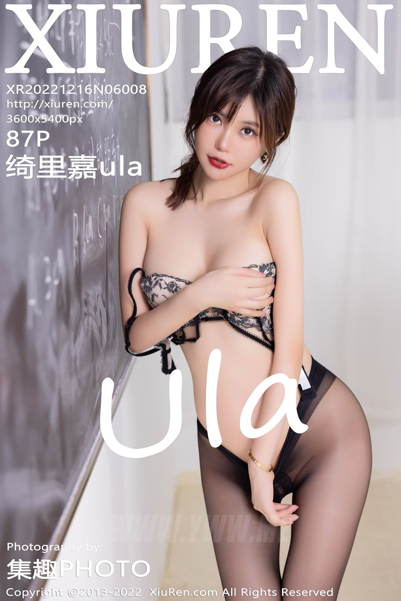 XiuRen秀人网 No.6008 绮里嘉ula 制服短裙