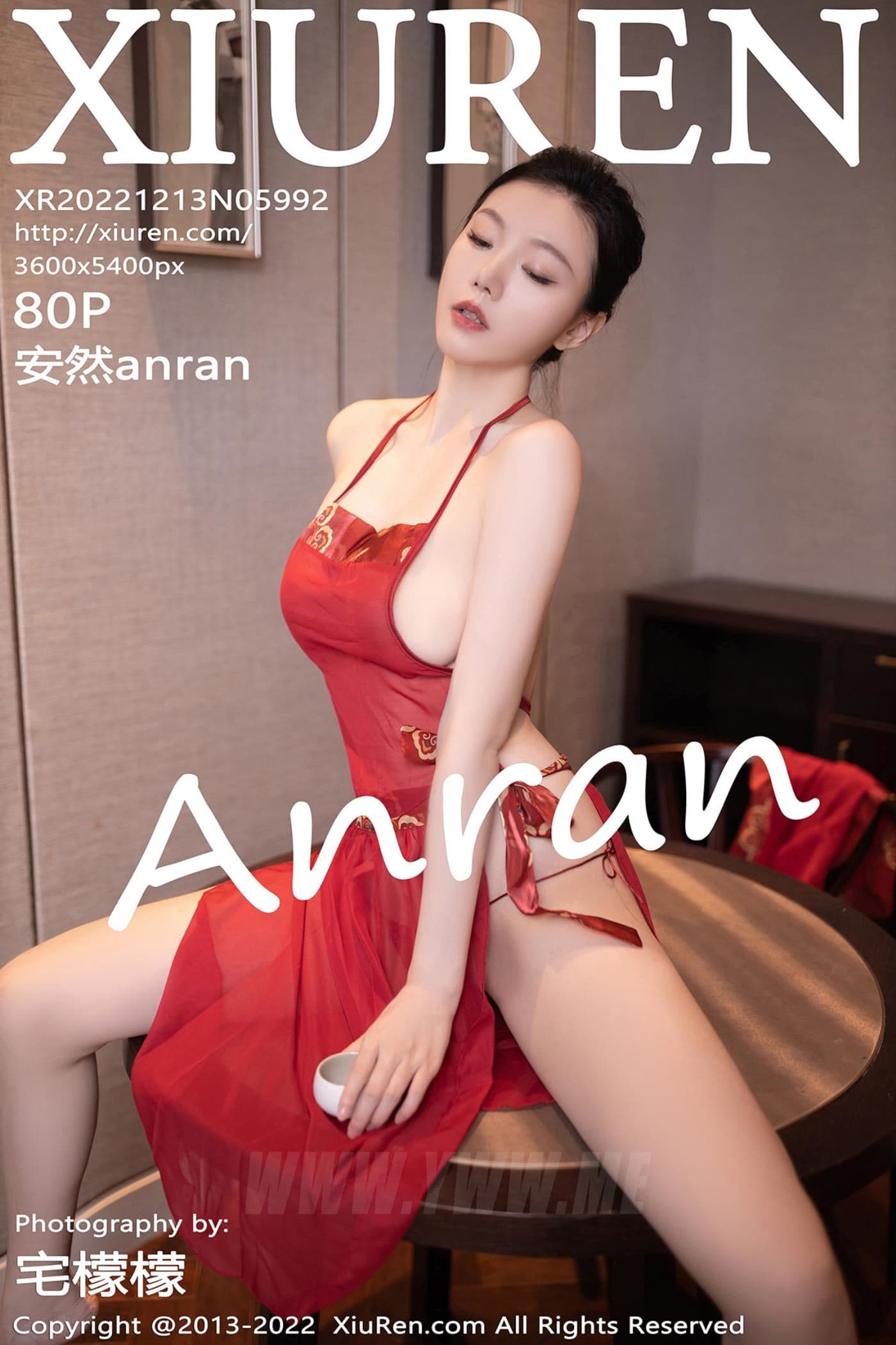 XiuRen秀人网 No.5992 安然anran 布兜美腿