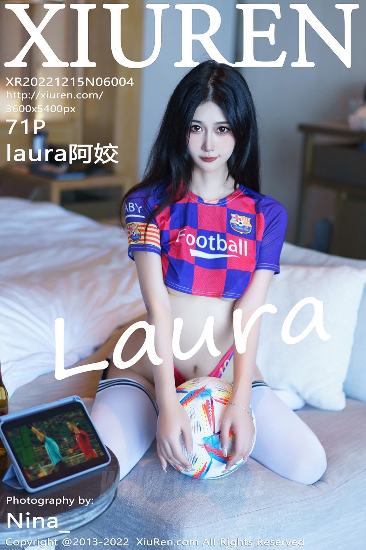 XiuRen秀人网 No.6004 laura阿姣 美腿足球